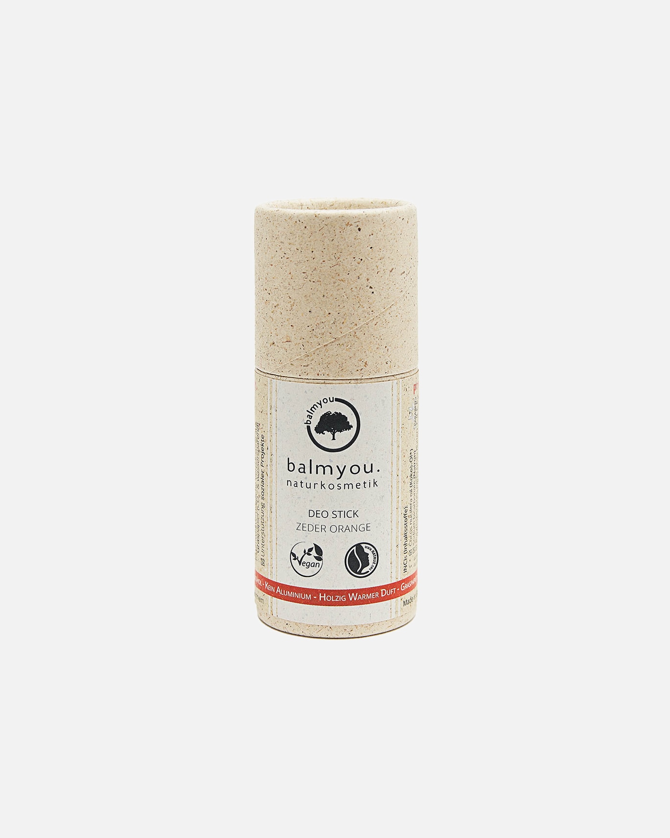 Deodorant für Unisex Balmyou Deo Stick - Zeder Orange 50 g