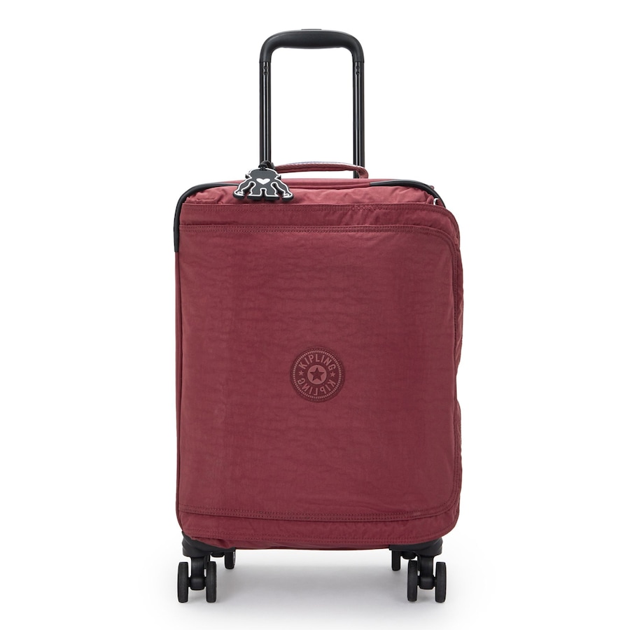 Kipling Basic Spontaneous 4 Rollen Kabinentrolley S 33 cm lounge wine Braun Herren