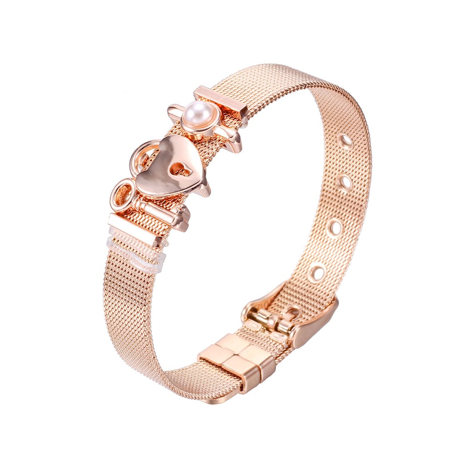 Heideman Armband Mesh Rosegoldfarben Damen