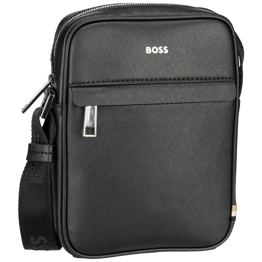 Hugo Boss Umhängetasche Zair North South Zip Black Schwarz Herren