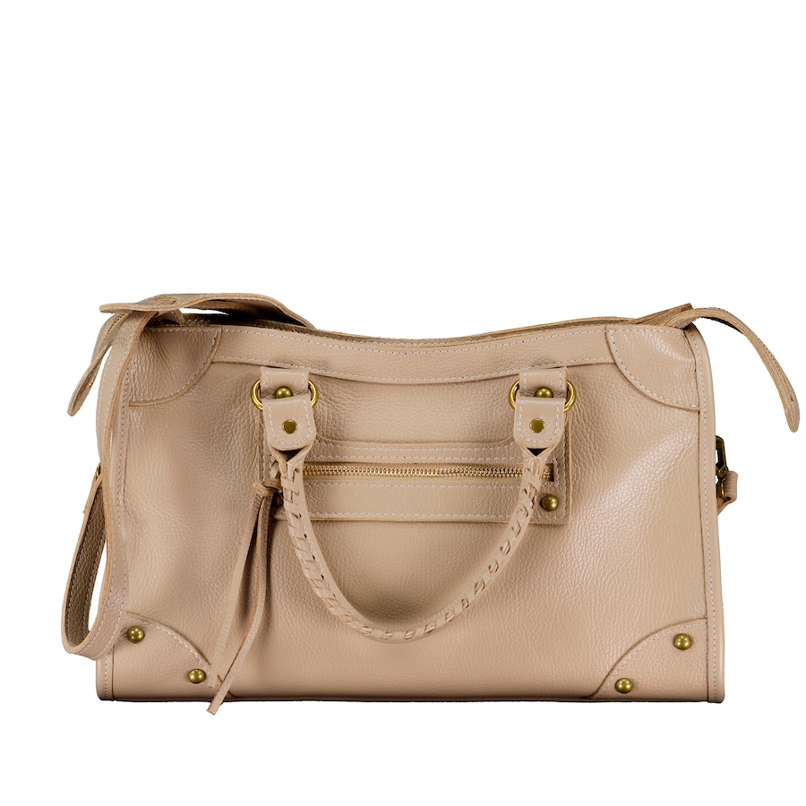 Hausfelder Manufaktur Handtasche Taupe Damen