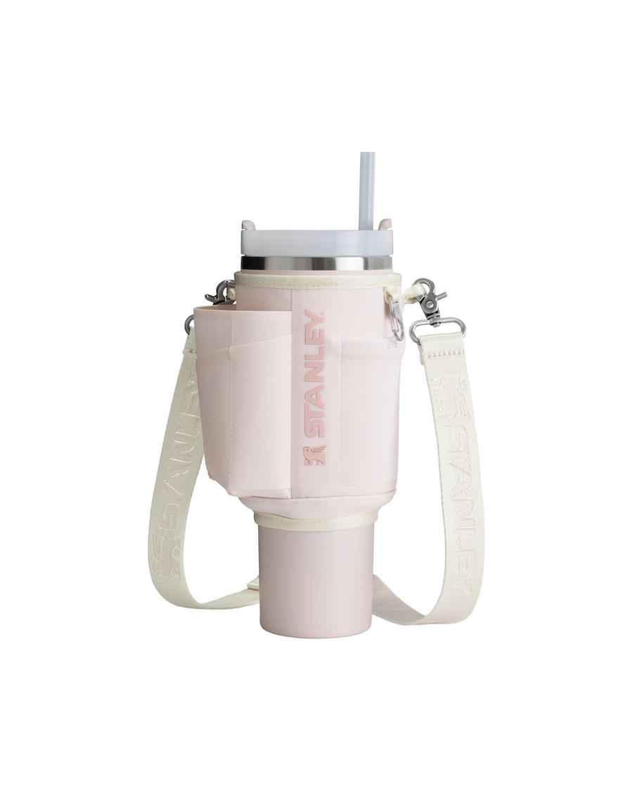 Stanley 1913 Tragetasche für - 0,89L THE QUENCHER H2.0 FLOWSTATE TUMBLER Rose Quartz Weiss