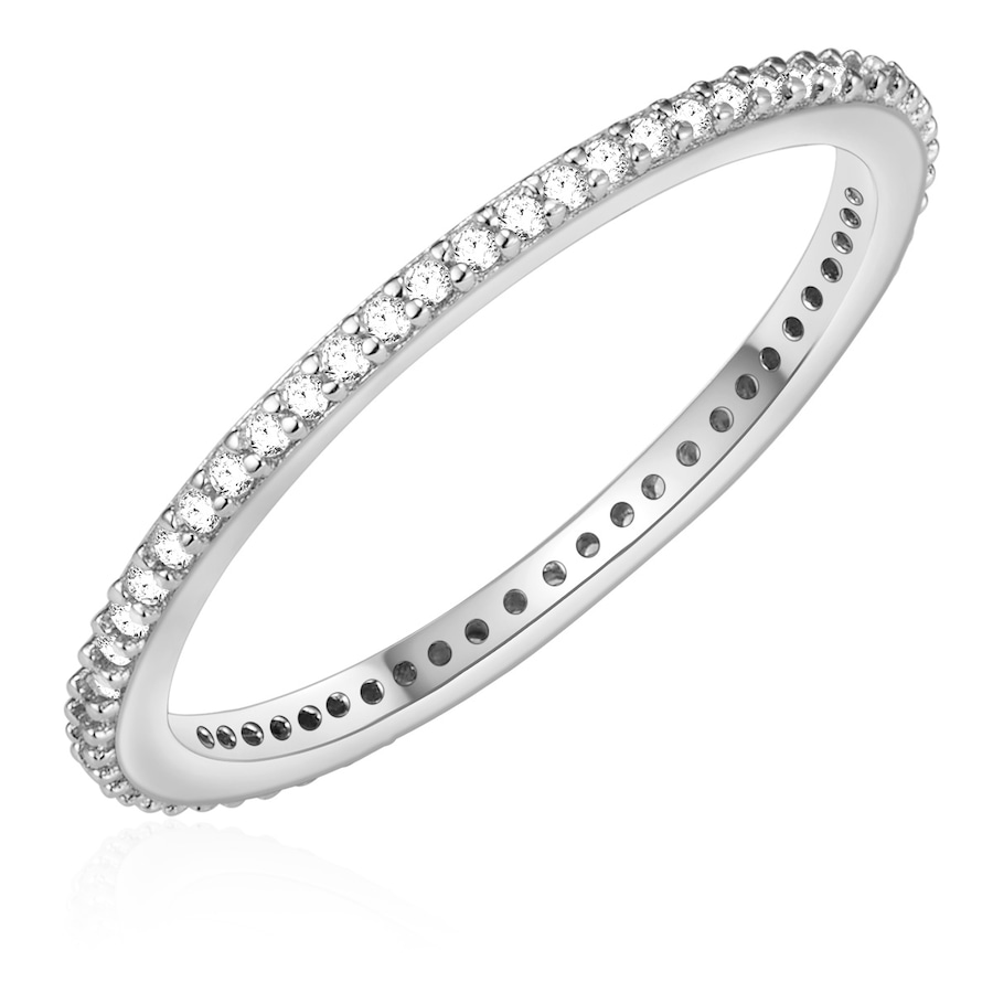 Glanzstücke München Ring aus Sterling Silber in silber mit Zirkonia 61 Damen