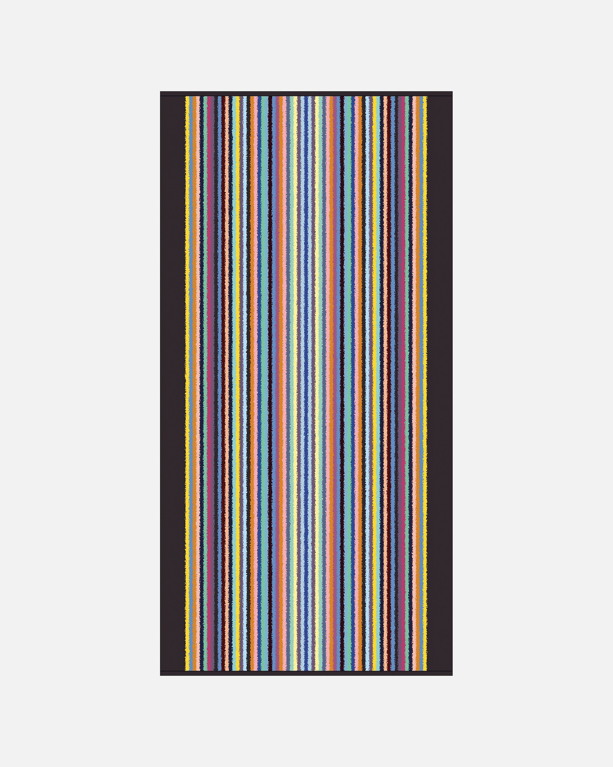 Handtuch für Unisex Cawö Cawö Handtücher Remake Streifen 2022 anthrazit-multicolor - 18 Duschtuch 70x140 cm