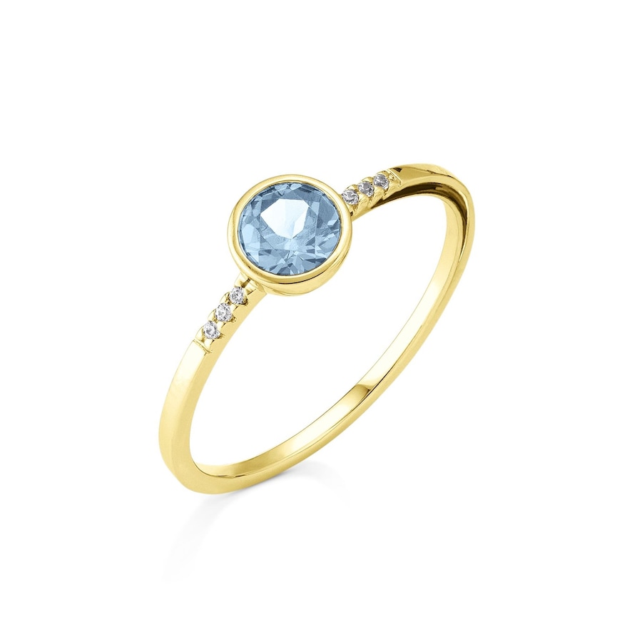 Orolino Ring 585/- Gold Brillant weiß 0,025ct. 054 (17,2) Damen