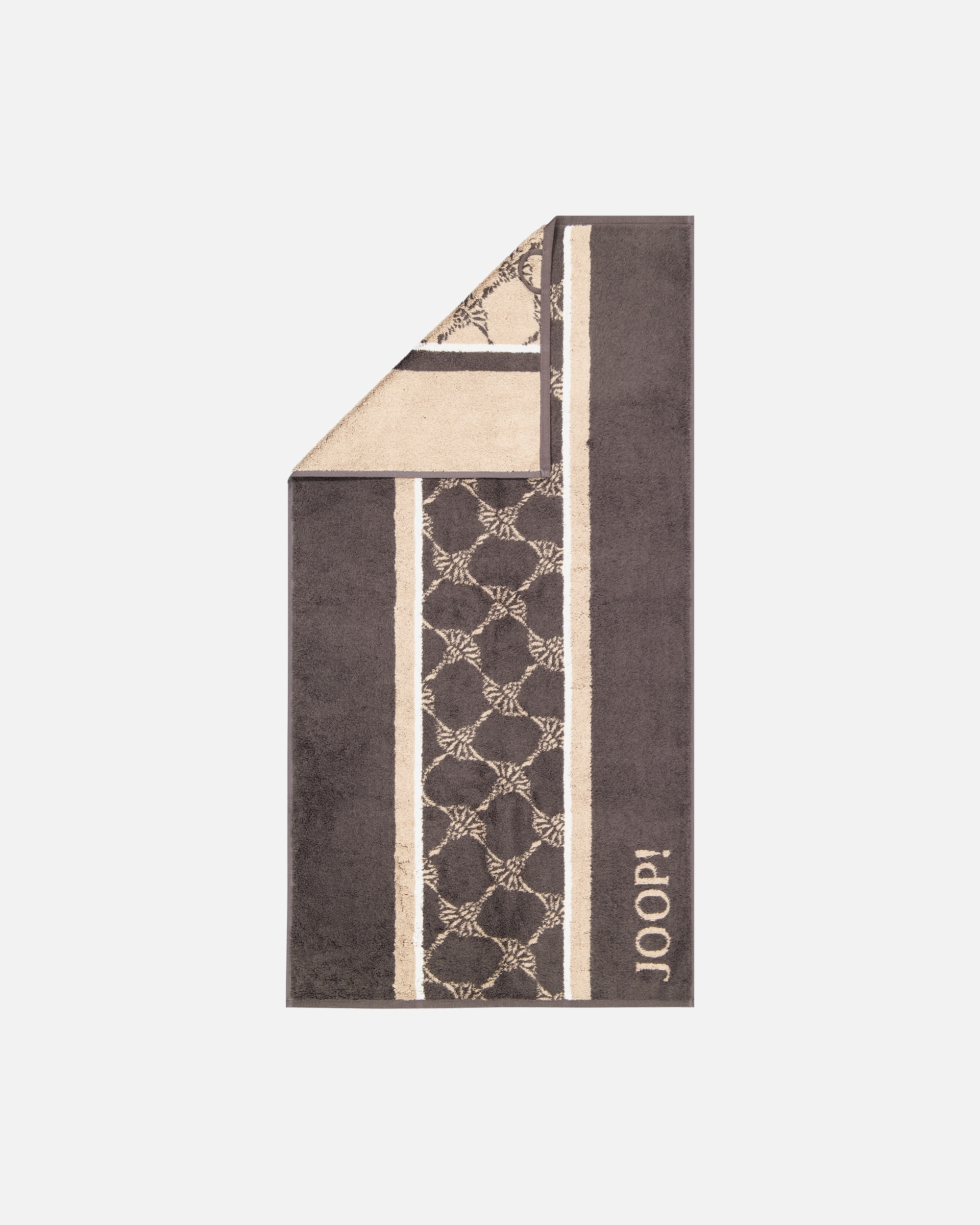 Handtuch für Unisex JOOP! JOOP! Handtücher Sauna Stripes 1717 Anthrazit - 73 Handtuch 50x100 cm