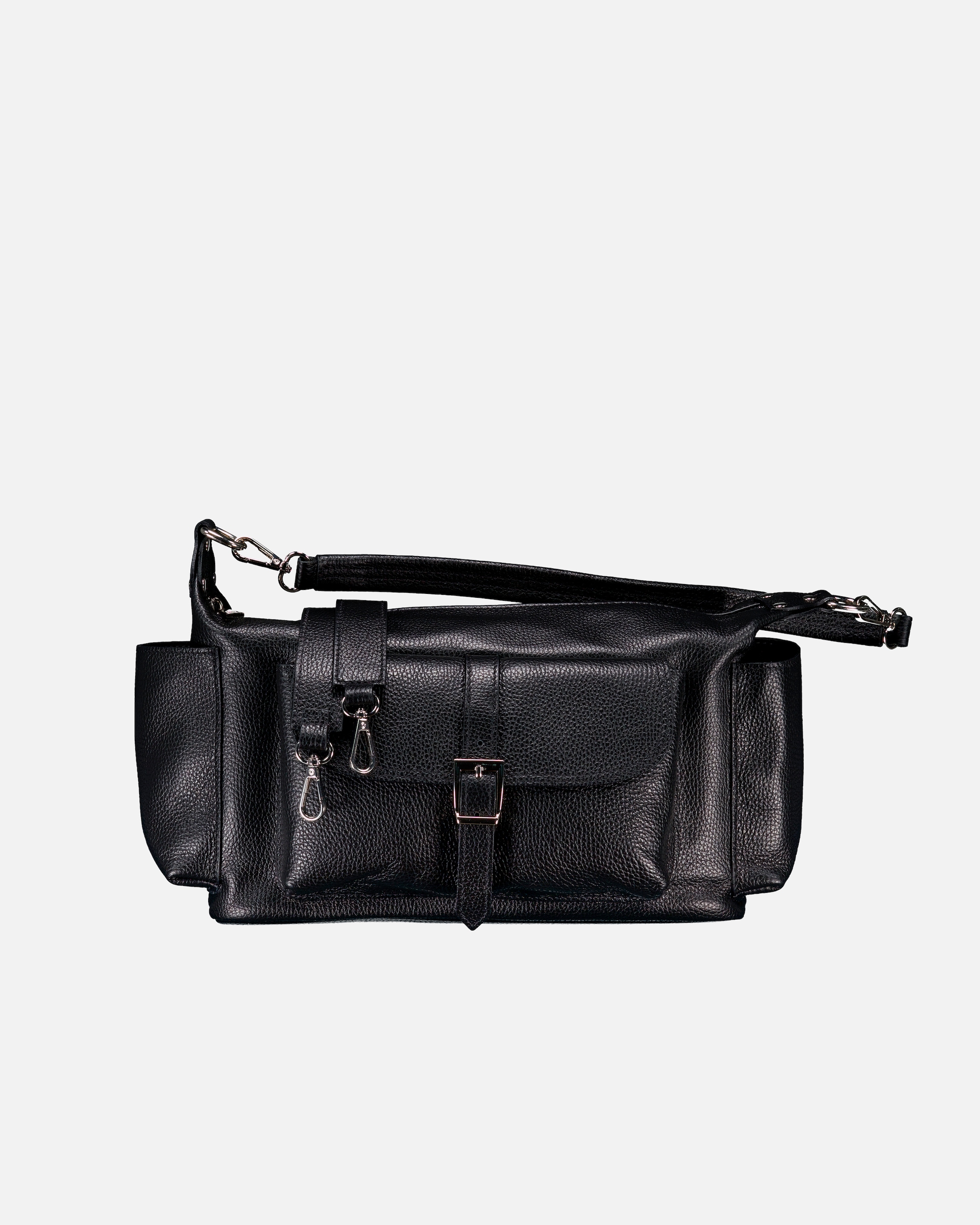 Tasche für Weiblich Hausfelder Manufaktur Beuteltasche Dollaro Utility Bag Schwarz