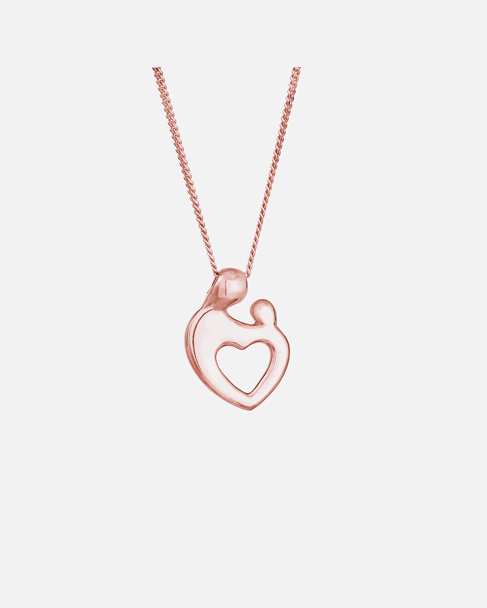Halskette für Weiblich Elli Mutter & Kind Verbundenheit 925 Sterling Silber 45