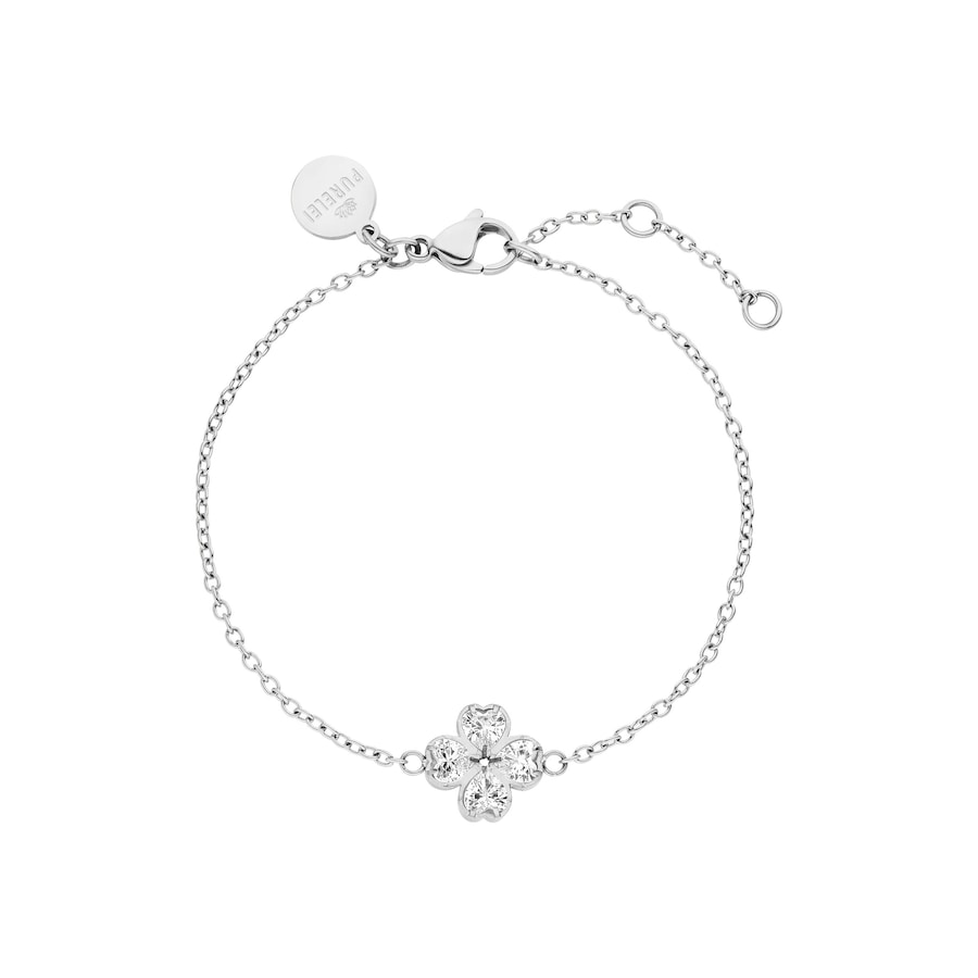 Purelei Cuore Armband 100% Edelstahl Silver Damen