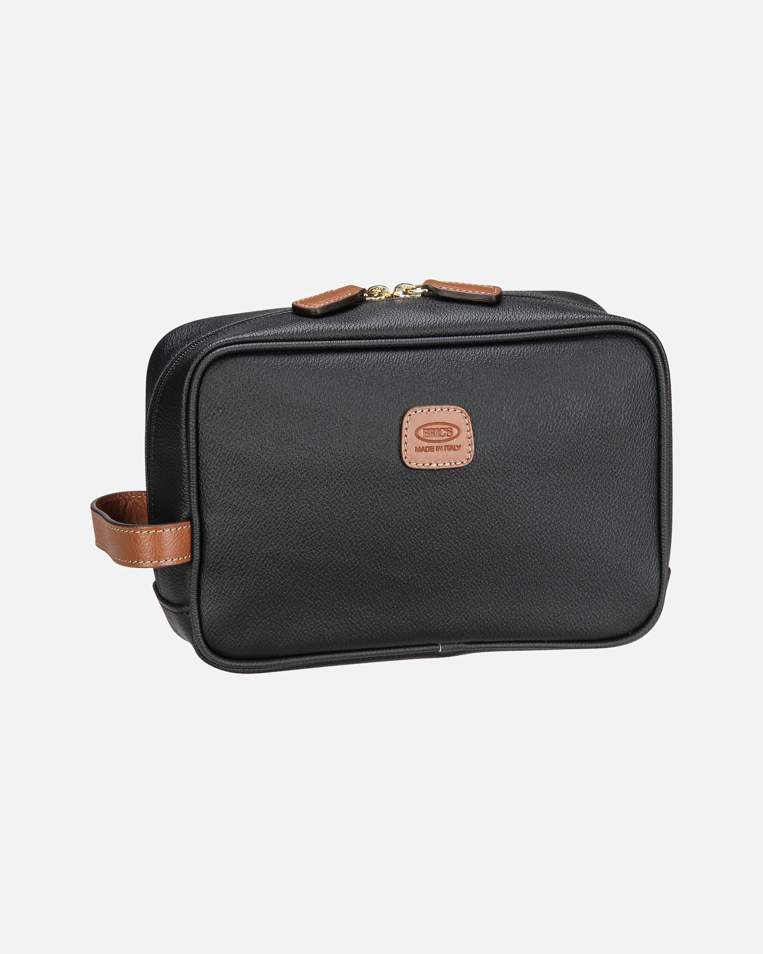 Kulturtasche für Weiblich Bric's Kulturbeutel Firenze Kosmetiktasche Black