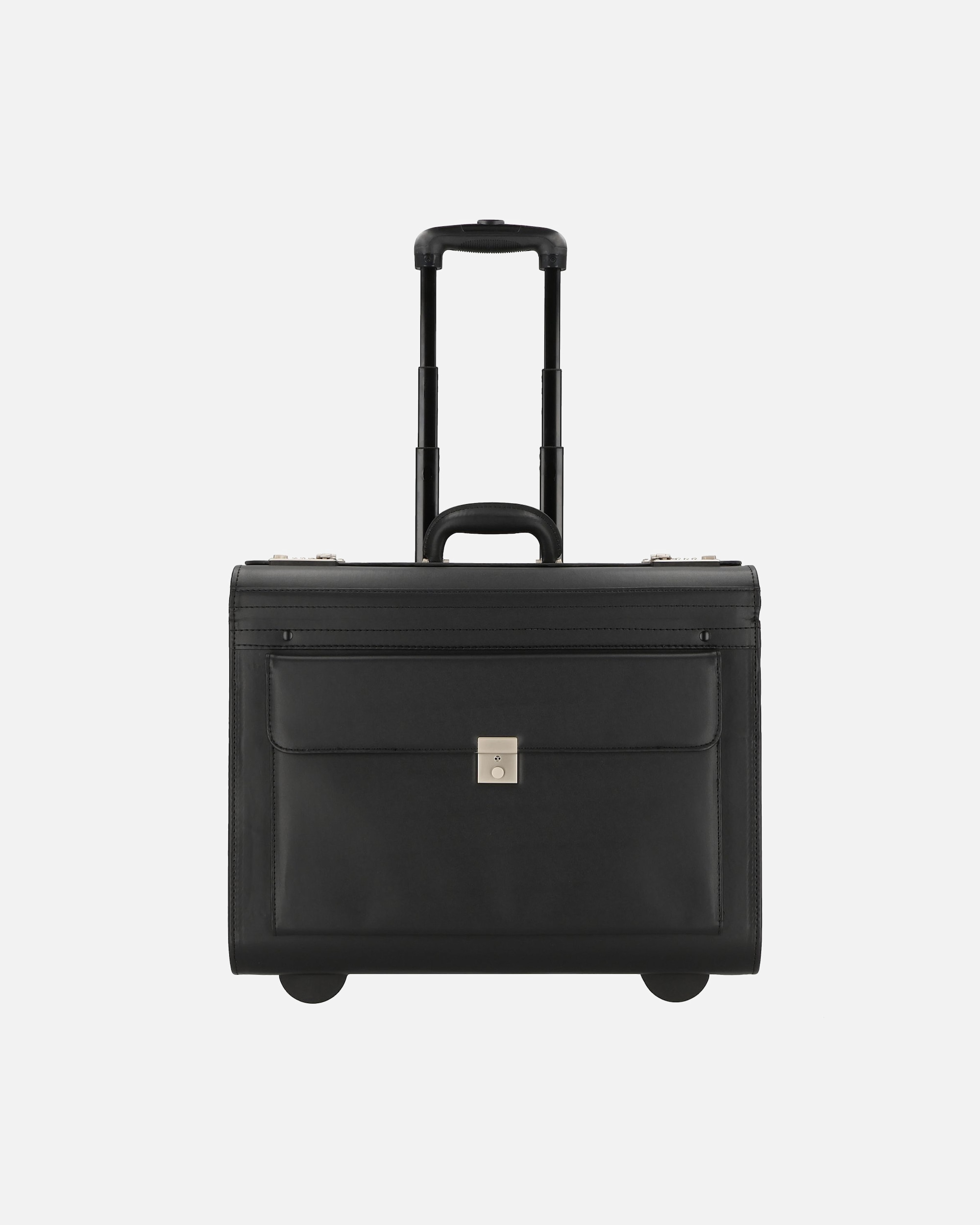 Koffer für Männlich Dermata 2 Rollen Pilotentrolley 40 cm schwarz