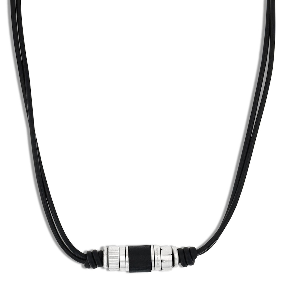 Tom Tailor Kette mit Anhänger schwarz Herren