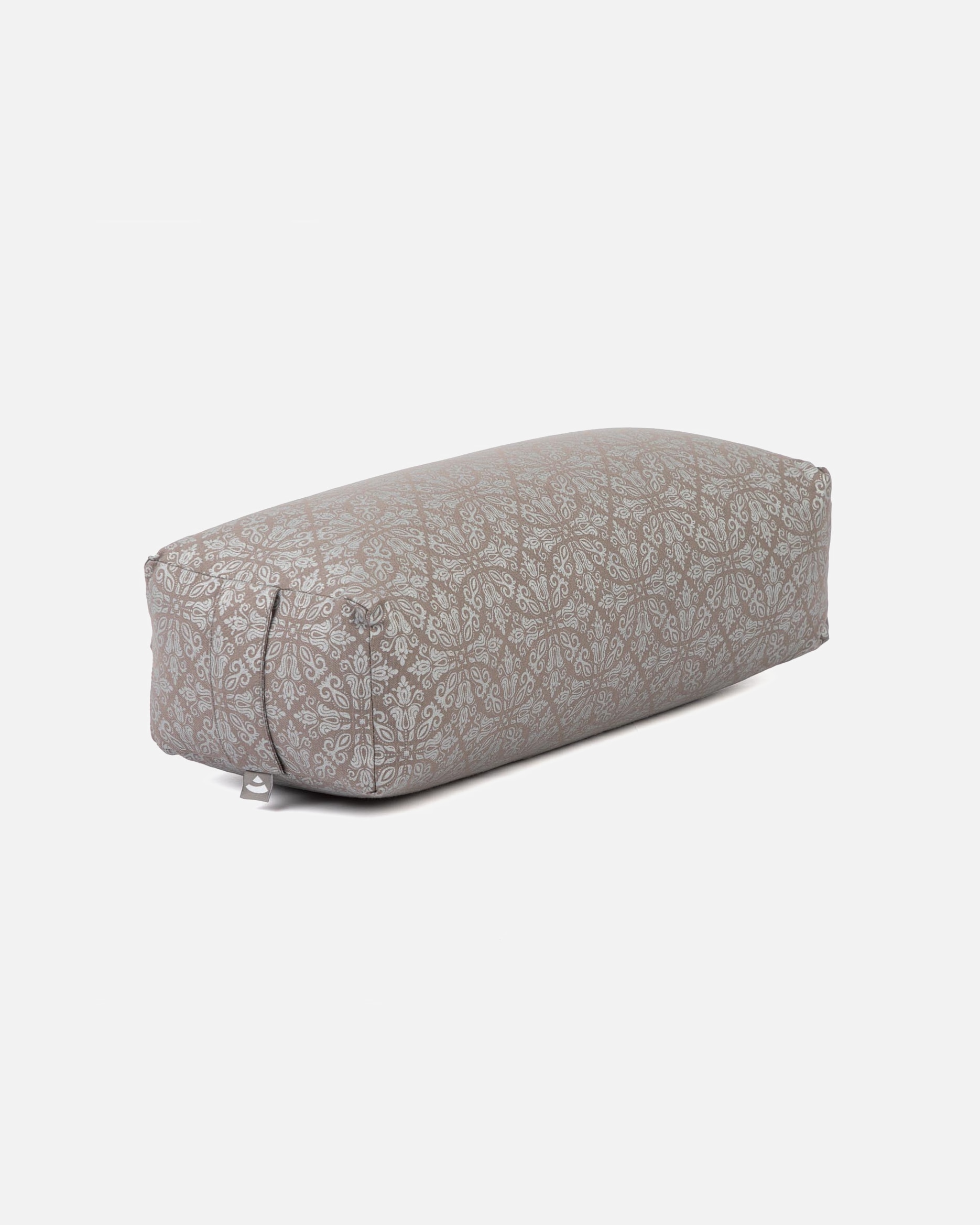 Yogazubehör für Unisex bodhi Maharaja Salamba (rechteckig) Yoga-Bolster Raja, taupe/silber