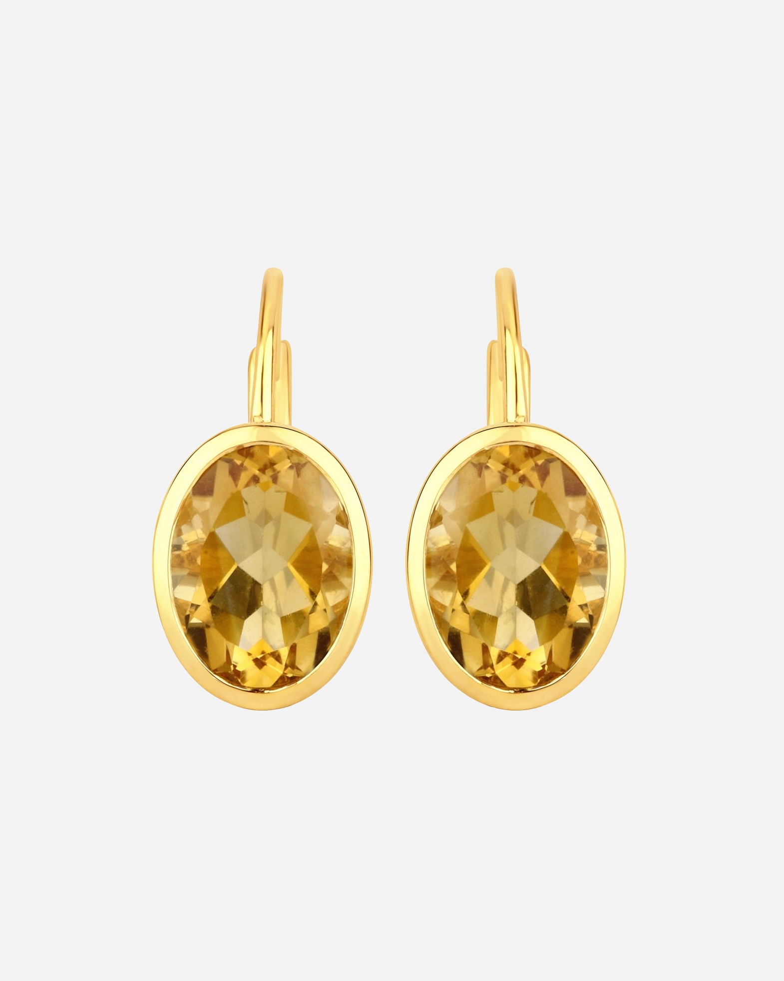 Ohrringe für Weiblich Rafaela Donata Ohrringe Sterling Silber Citrin in Gelbgold Yellow