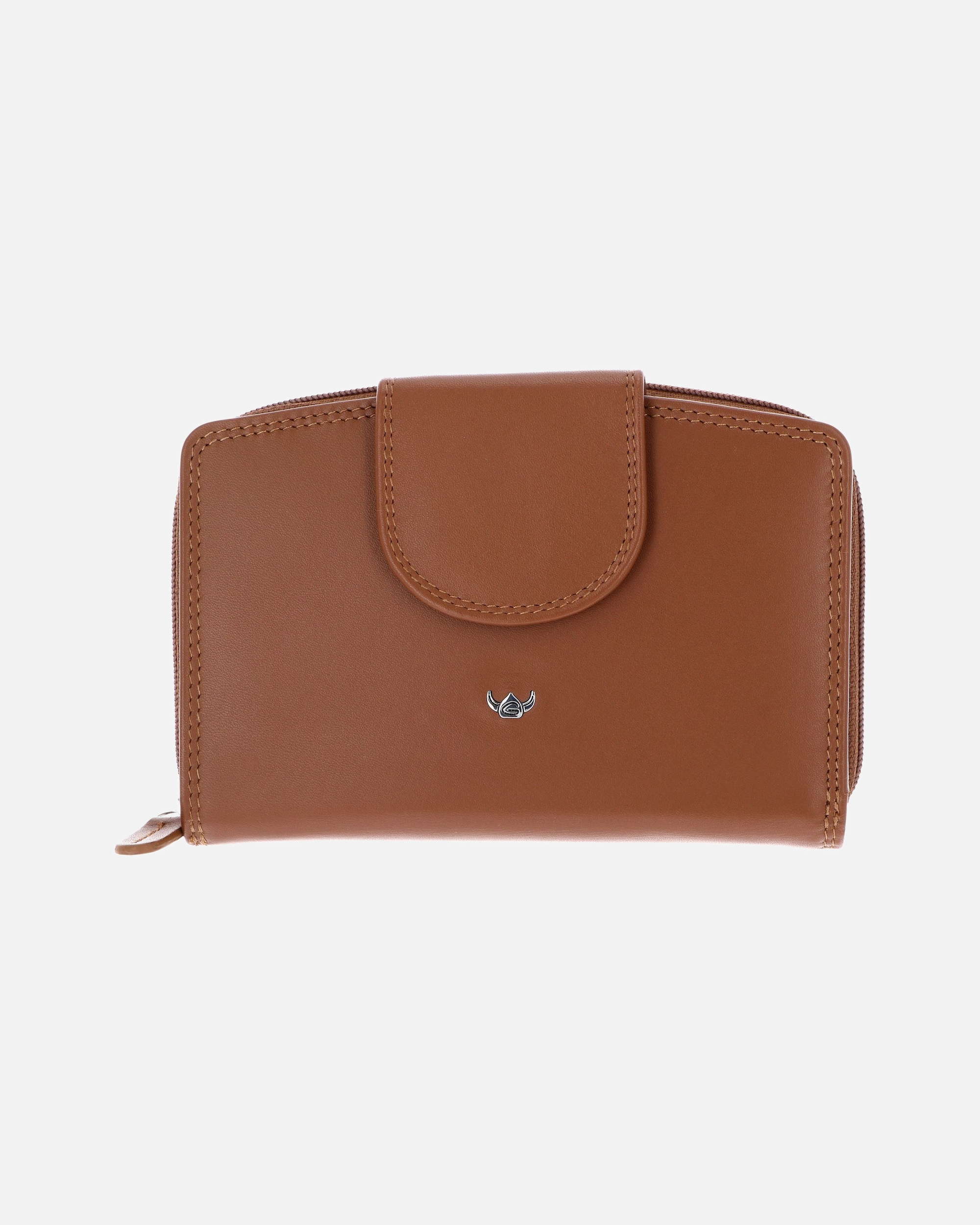Portemonnaie für Weiblich Golden Head Polo Damengeldbörse cognac