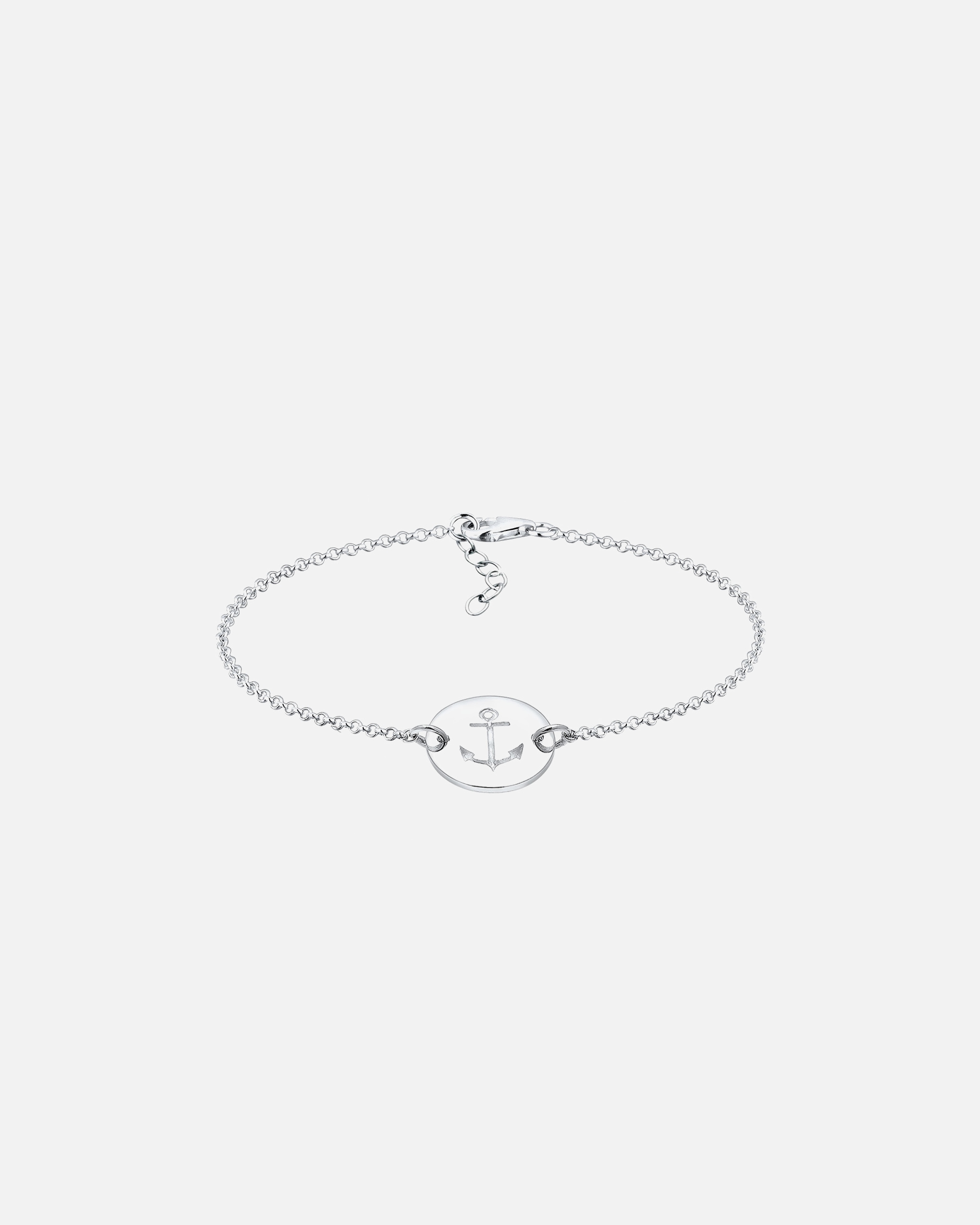 Armband für Weiblich Elli Anker Plättchen Trend 925er Sterling Silber Ancre 17