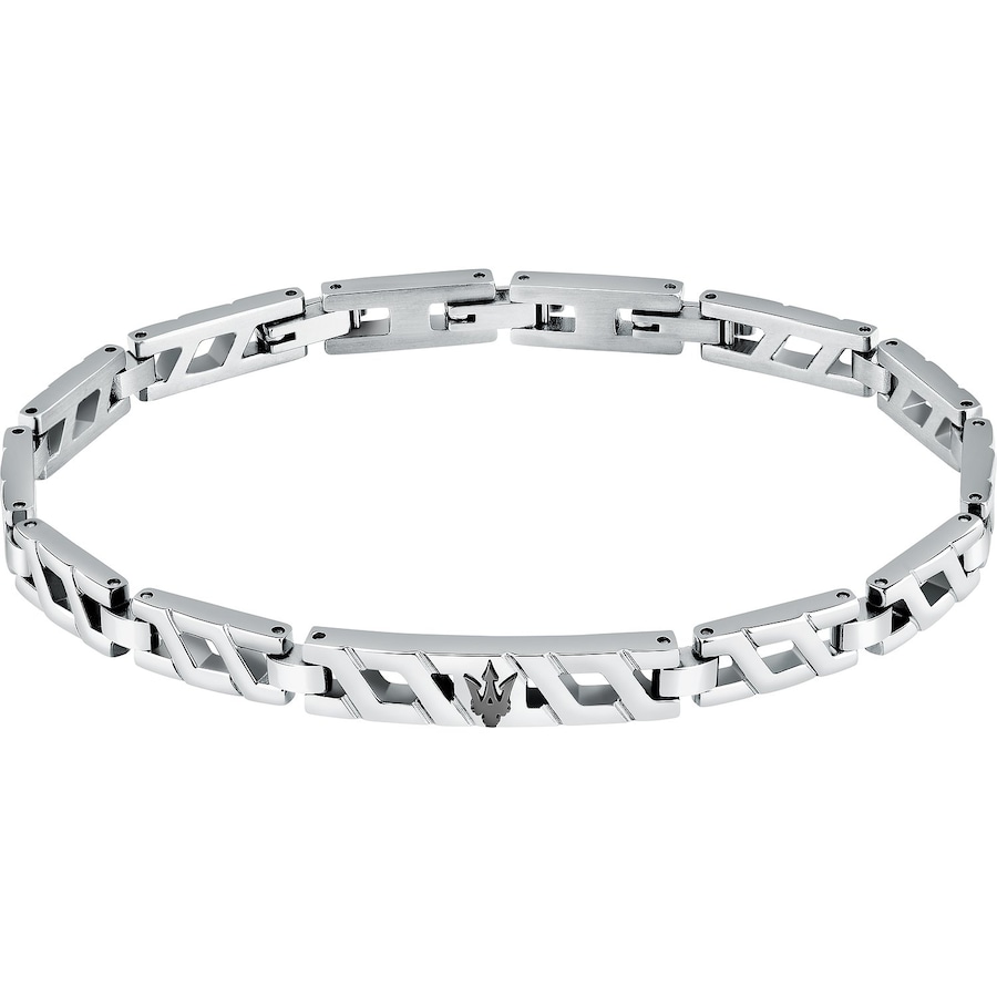 Maserati Armband Edelstahl silber Herren