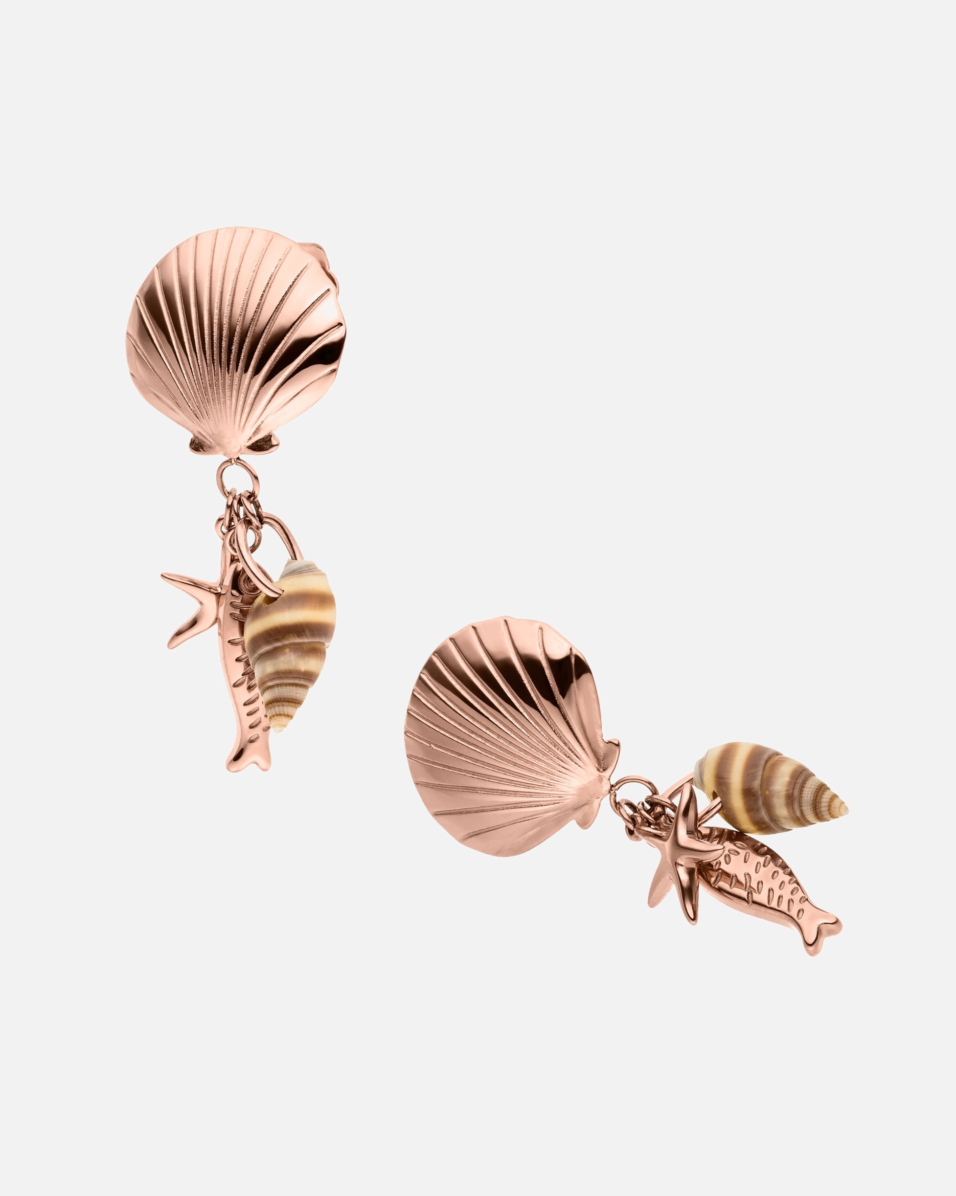 Ohrringe für Unisex Purelei Ocean Crush Ohrringe 100% Edelstahl Rosegold