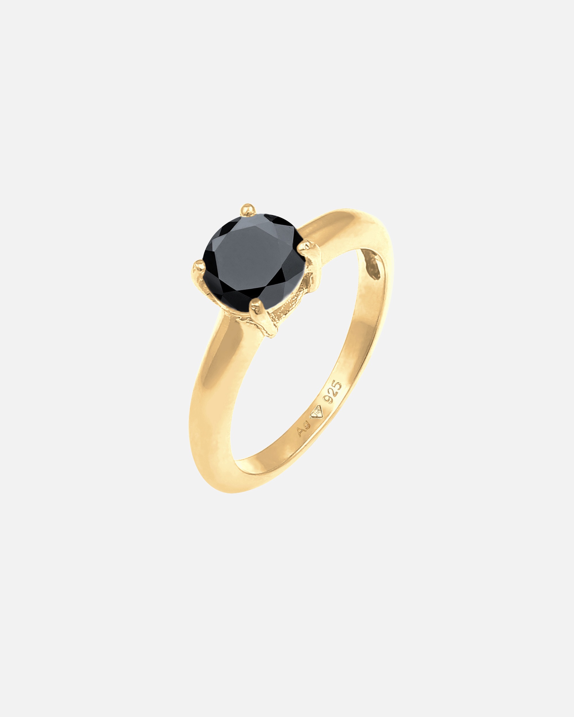 Ring für Weiblich Elli Solitär Klassisch Zirkonia 925 Sterling Silber 58