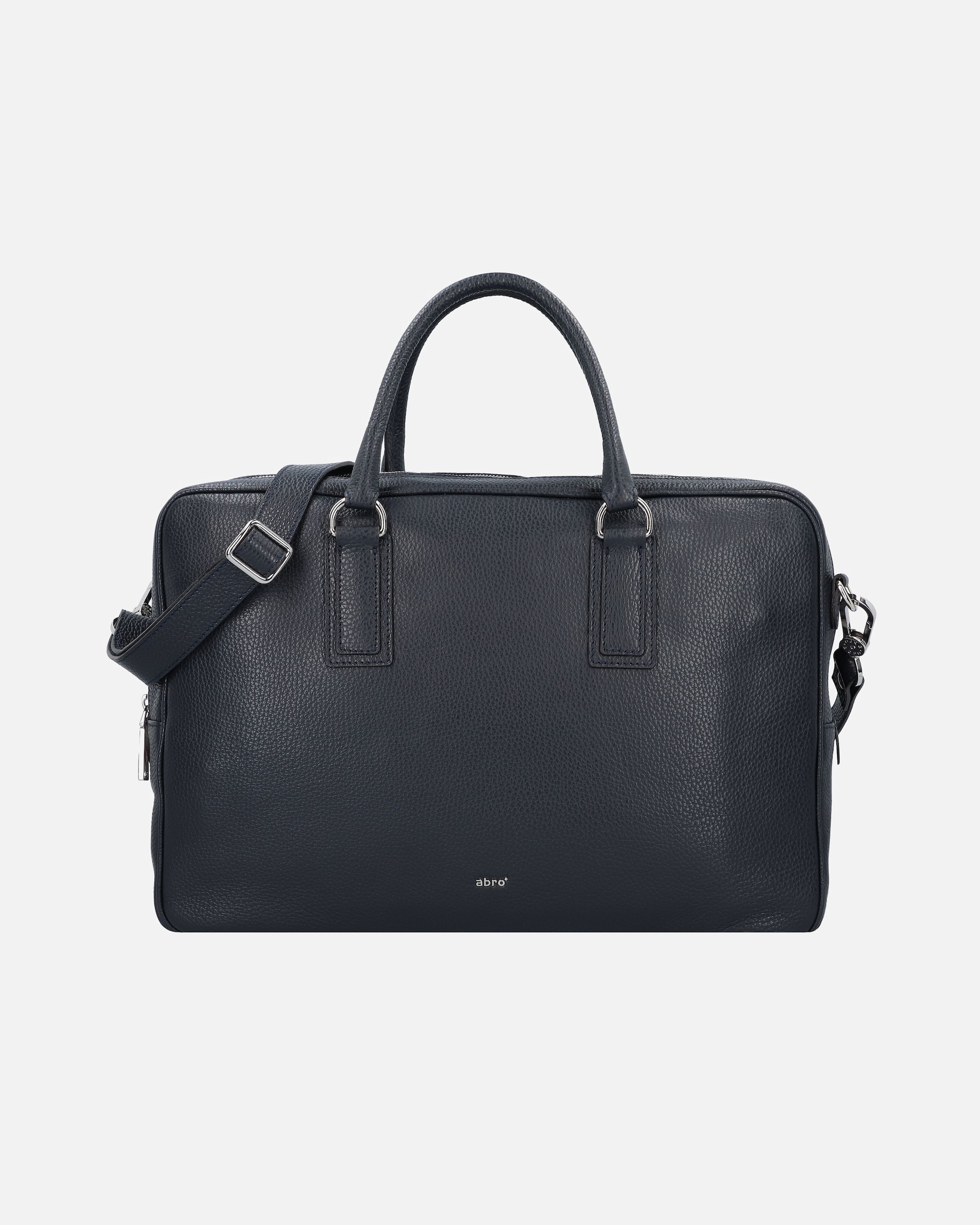 Laptoptasche für Männlich abro Adria Aktentasche Leder 40 cm navy