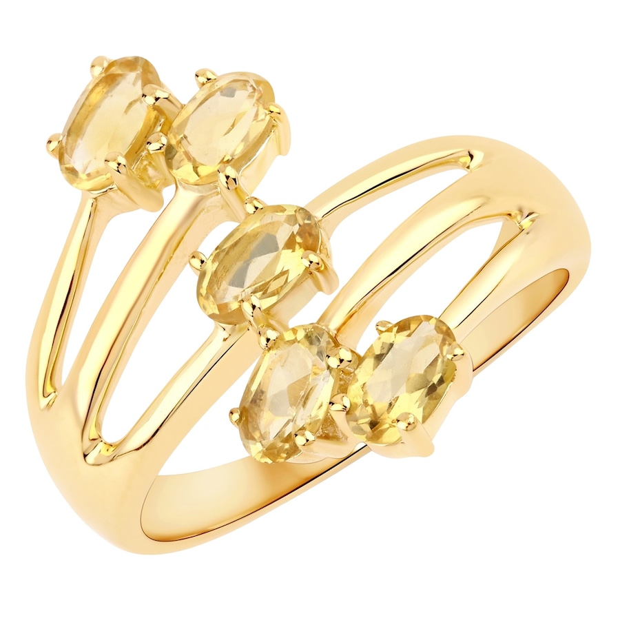 Rafaela Donata Ring Sterling Silber Citrin in Gelbgold 50 Damen
