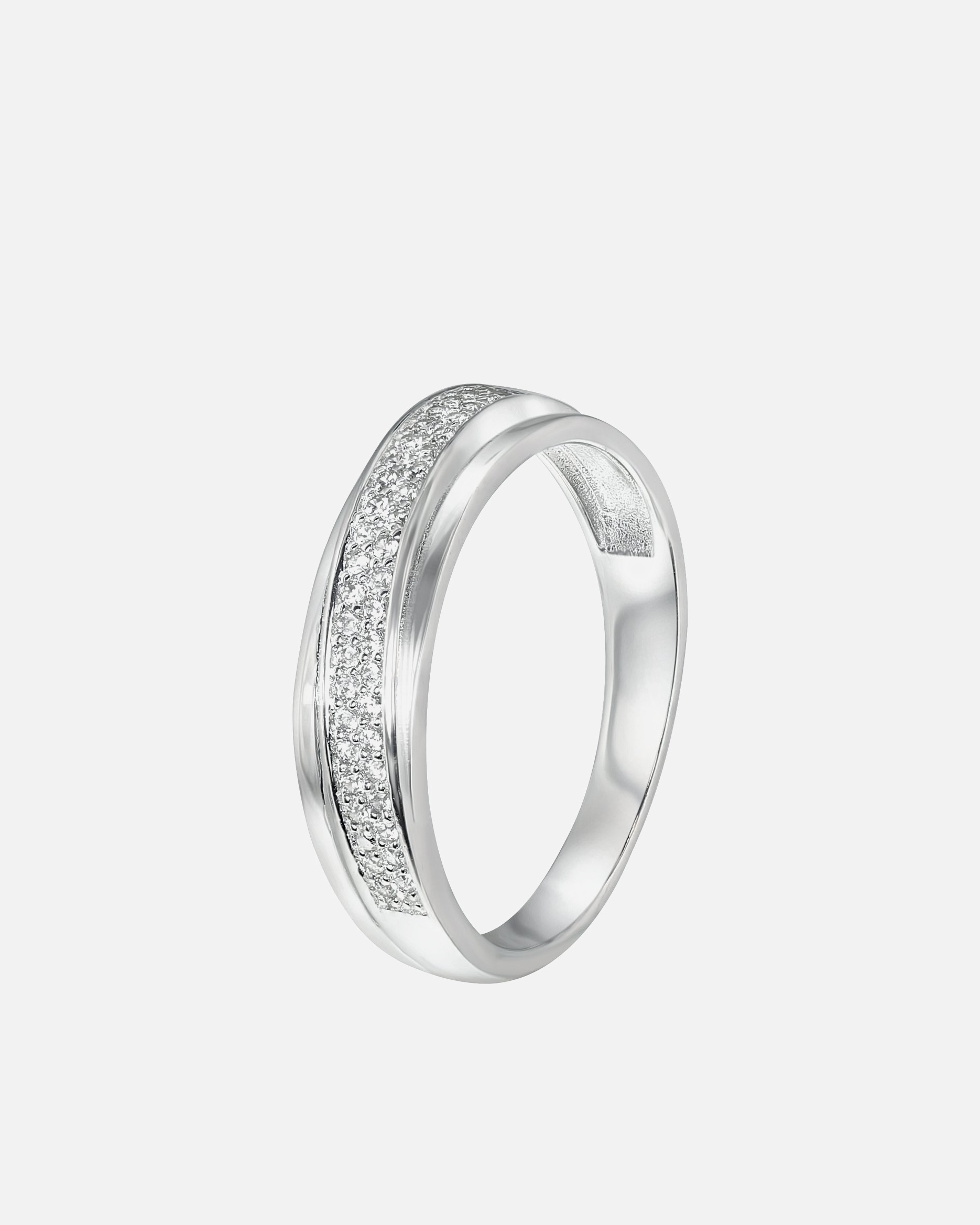 Ring für Weiblich Lucardi Ringe 925 Silber - silbern 62mm