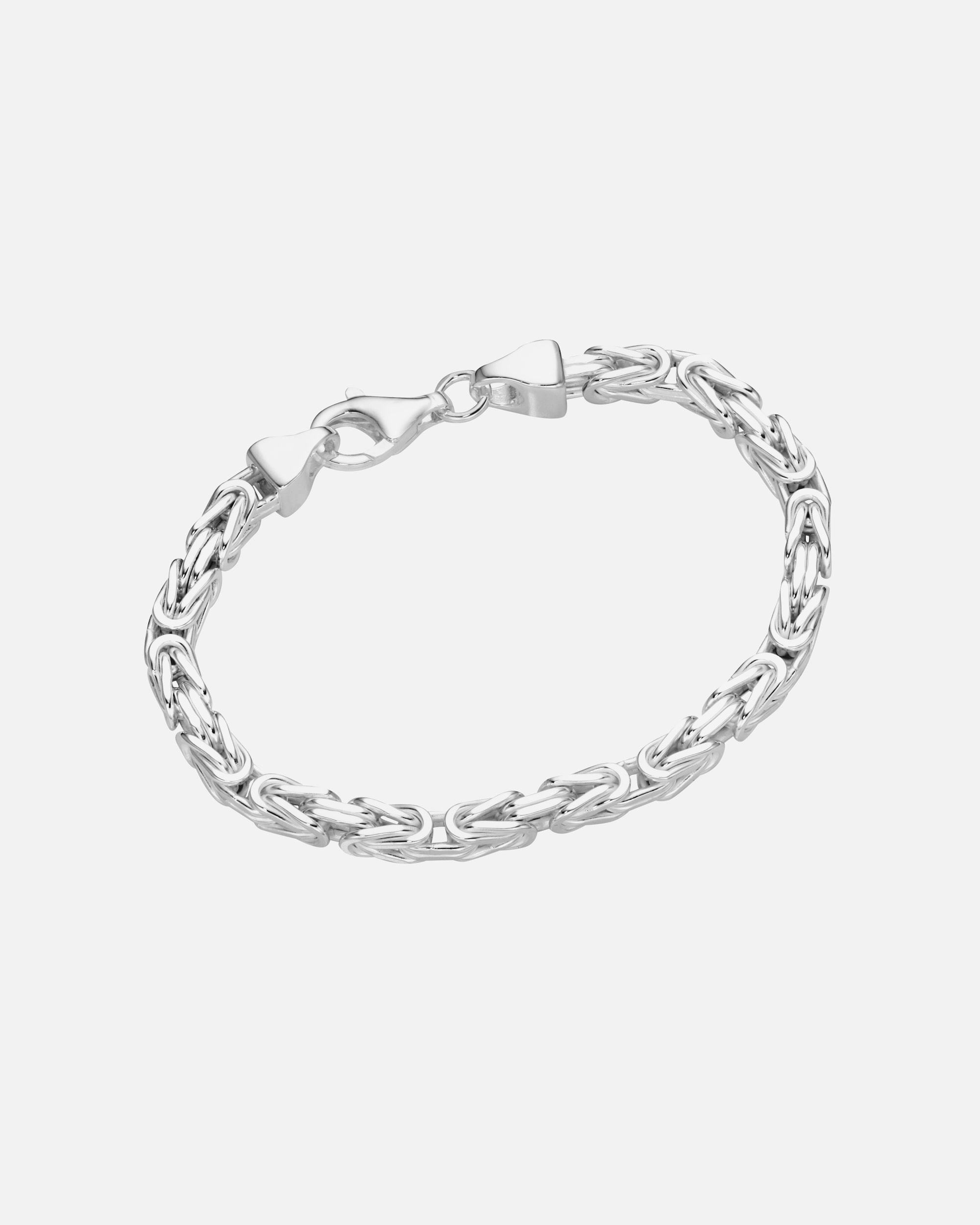 Armband für Weiblich Smart Jewel Armband Königskette massiv, Silber 925 21 cm