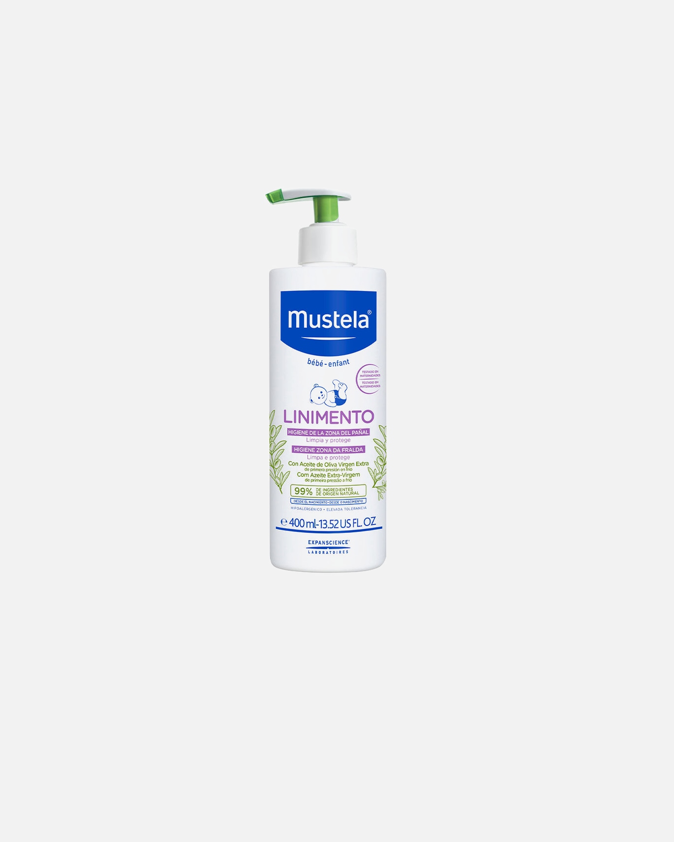 Babycreme für Unisex Mustela BABY-KIND-Liniment 400 ml