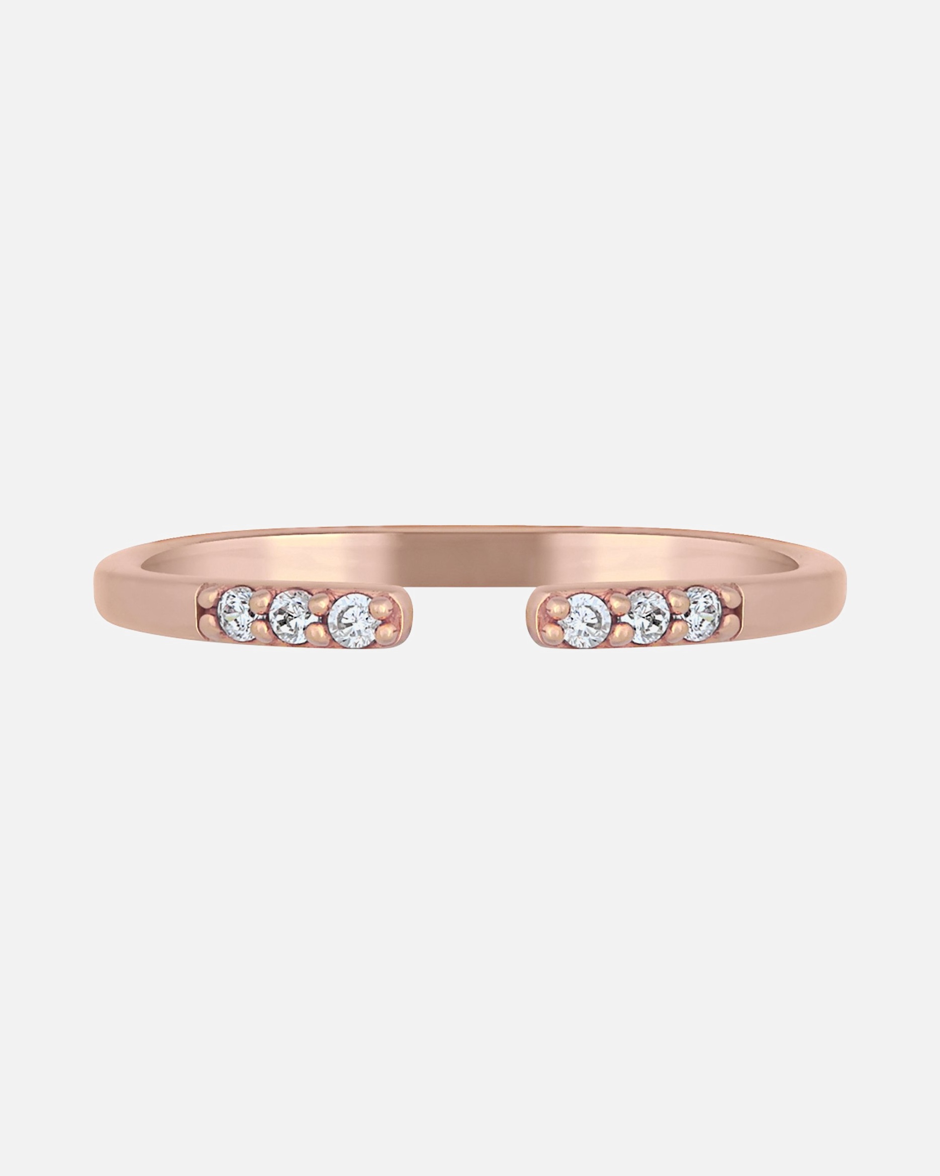 Ring für Weiblich caï Caï Damen-Damenring 925er Silber 6 Zirkonia 56 32016384 52