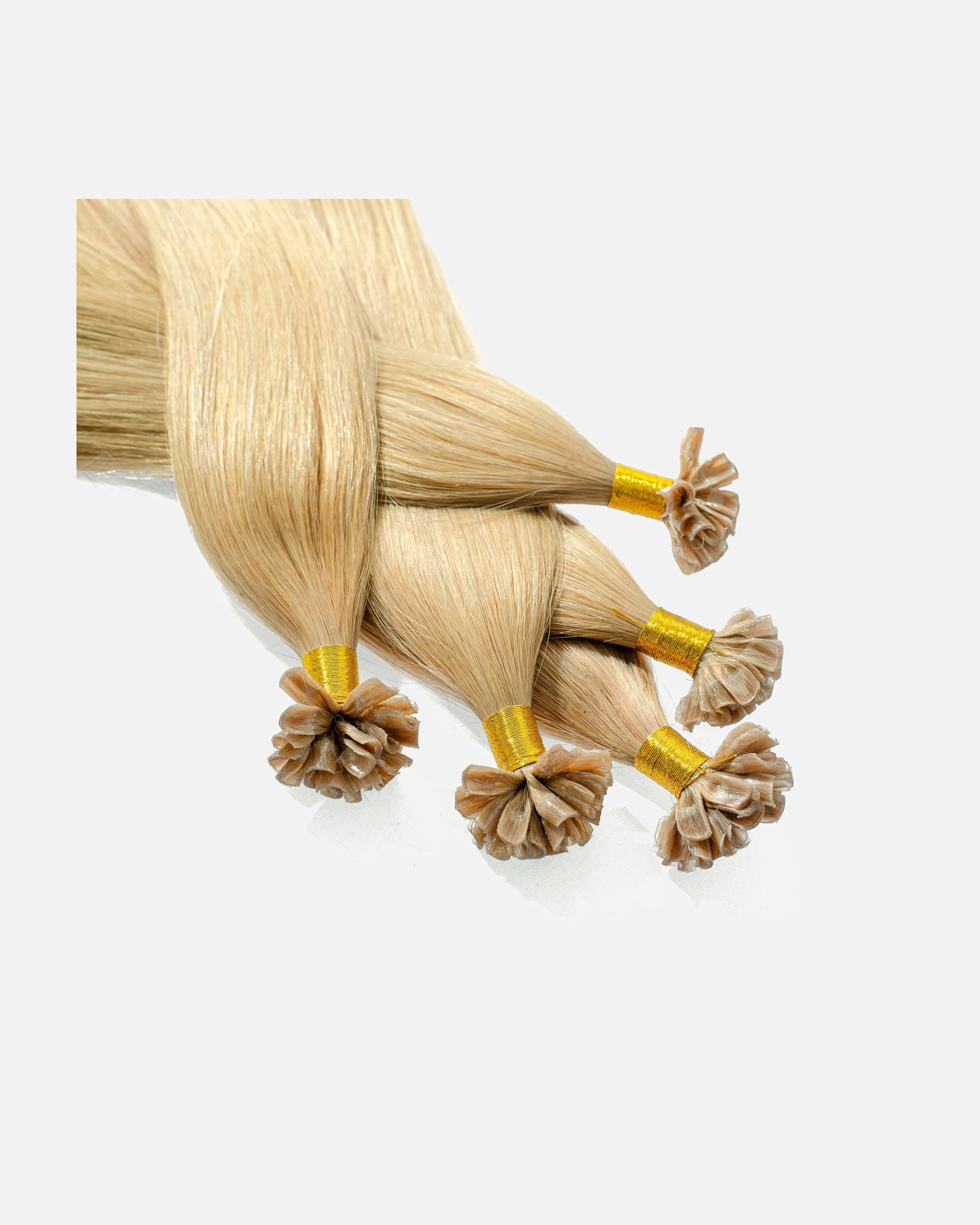 Extensions für Weiblich hair2heart Bonding Extensions Echthaar #9/31 Lichtblond Gold-Asch 0,5g 60cm