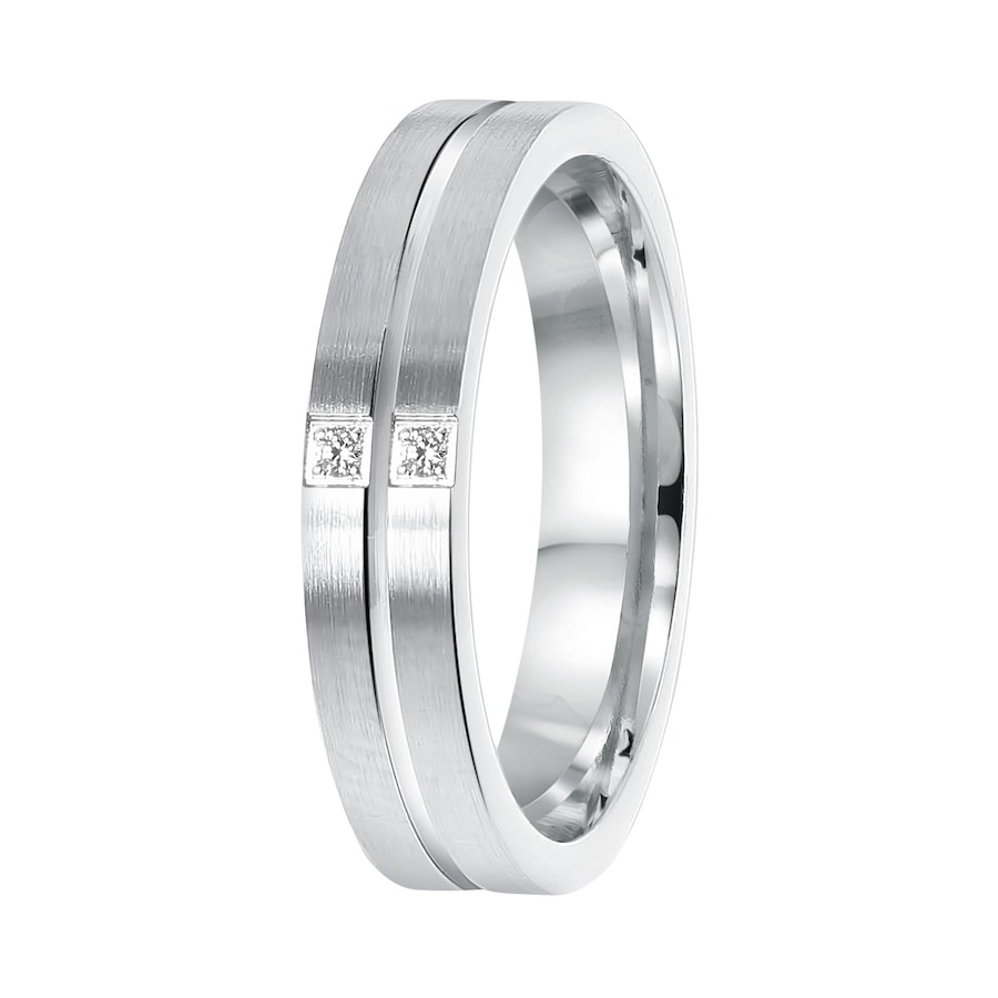 Lucardi Ringe 'Boedapest' 925 Silber - silbern 55mm Herren