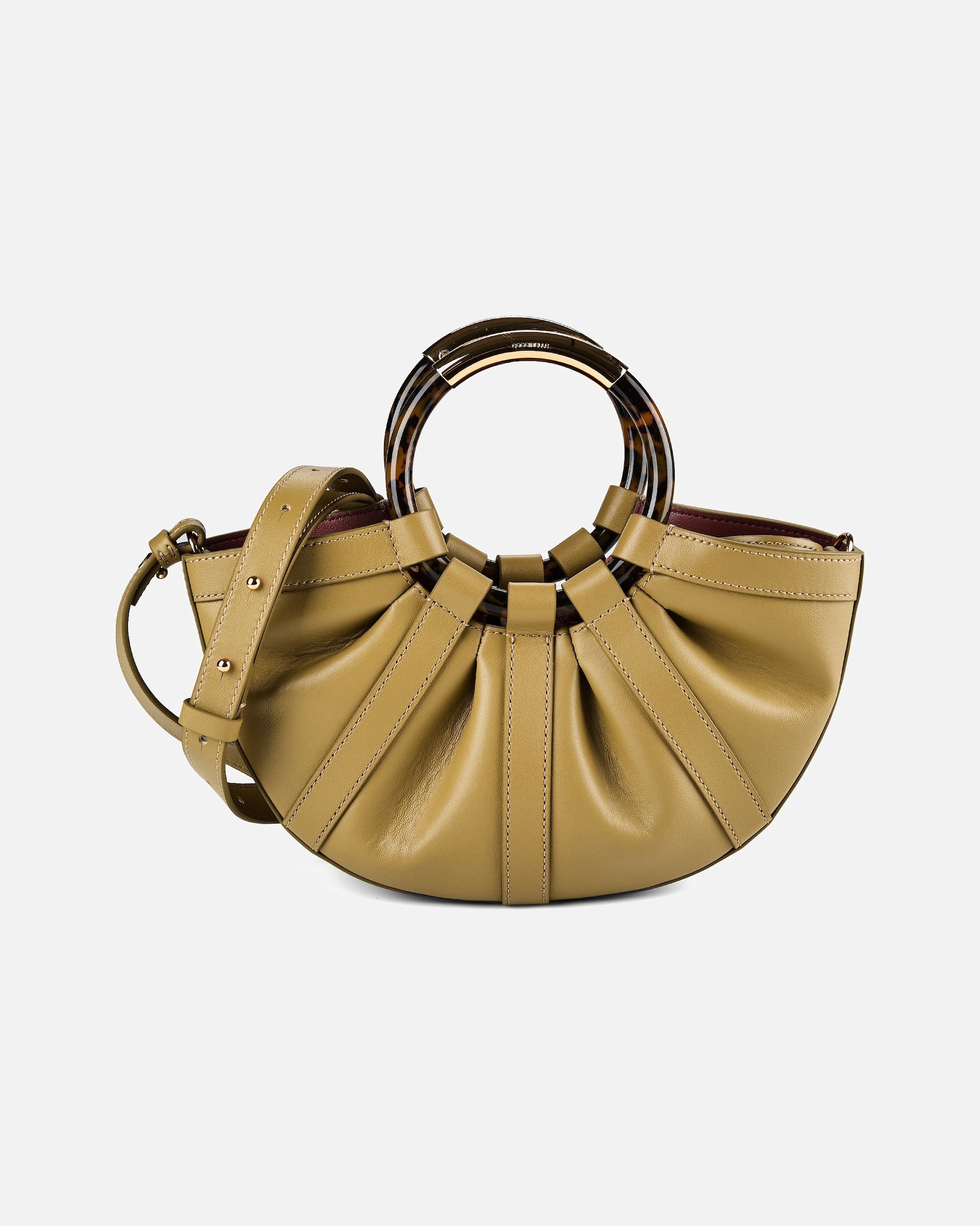 Umhängetasche für Weiblich Coccinelle Shell Henkeltasche seagrass