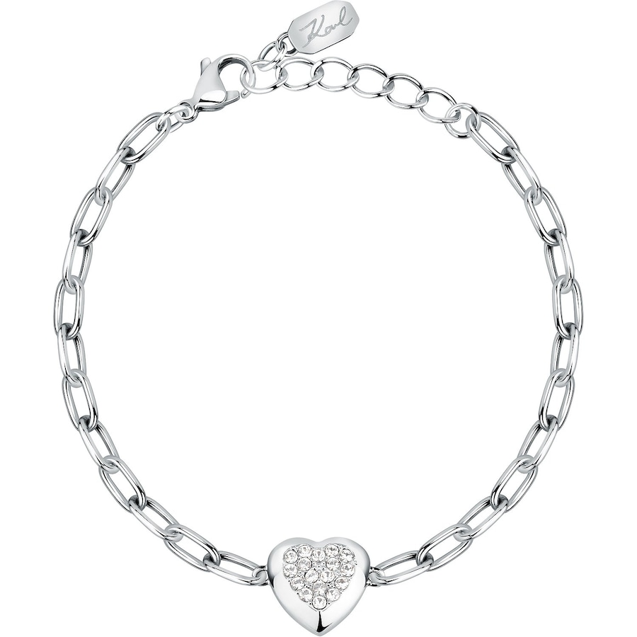 Karl Lagerfeld Armband Edelstahl silber Damen