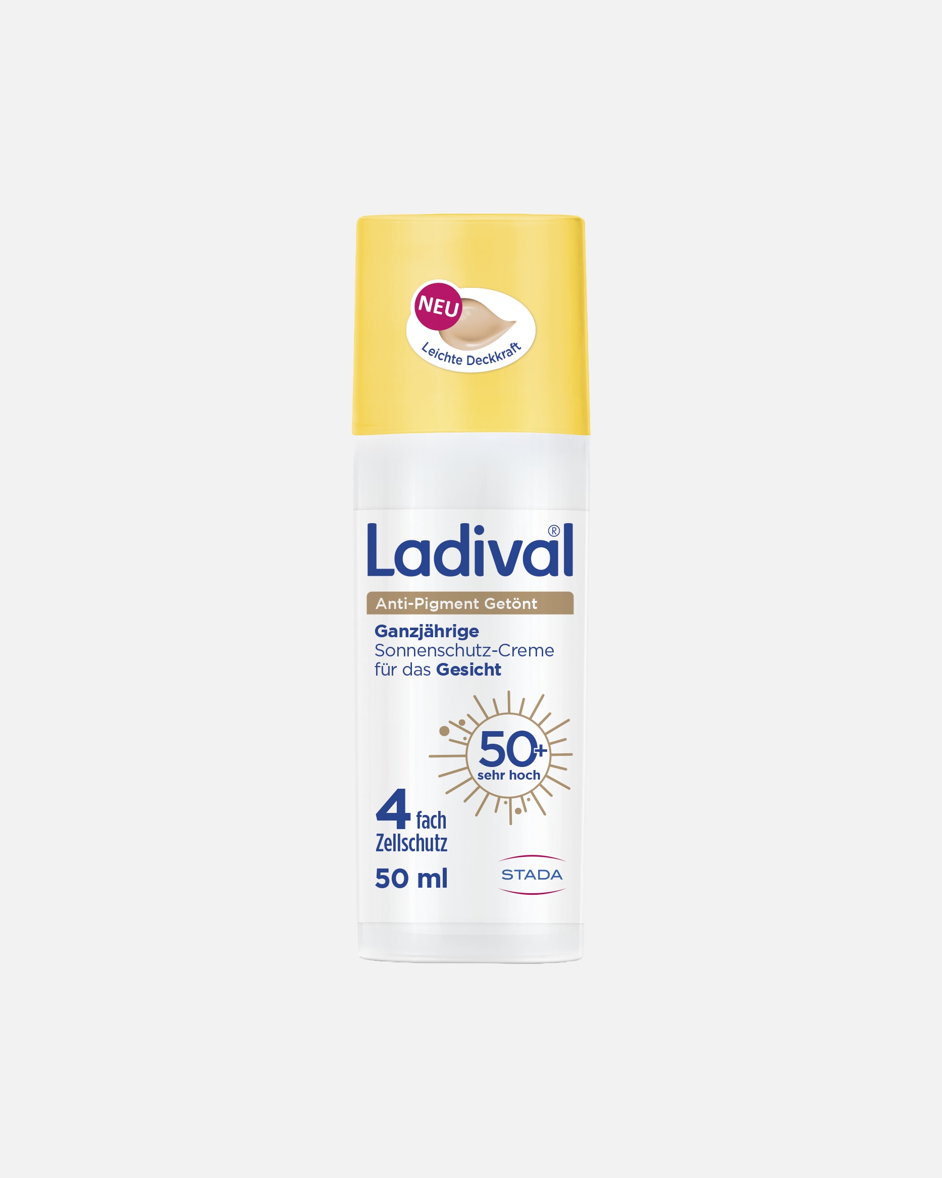Sonnencreme für Unisex Ladival Anti-Pigment Sonnenschutz-Creme getönt LSF 50+ 50 ml