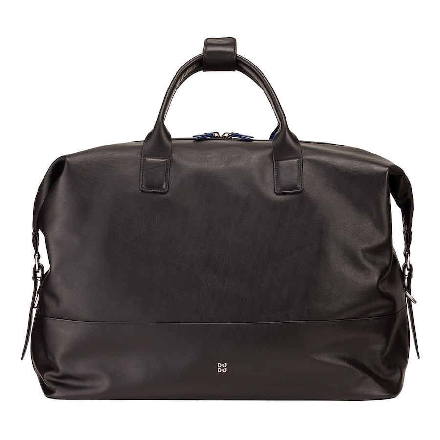 DuDu Miami Weekender Reisetasche Leder 43 cm black Schwarz Herren