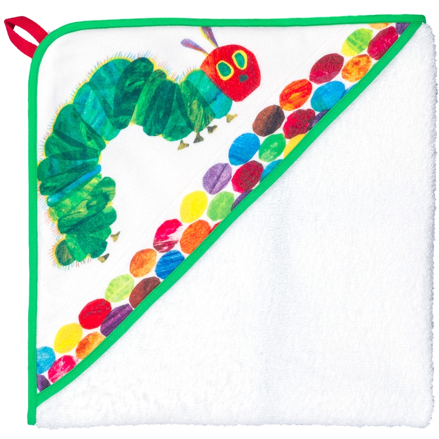 Smithy Kapuzentücher Die kleine Raupe Nimmersatt weiß 100 x cm