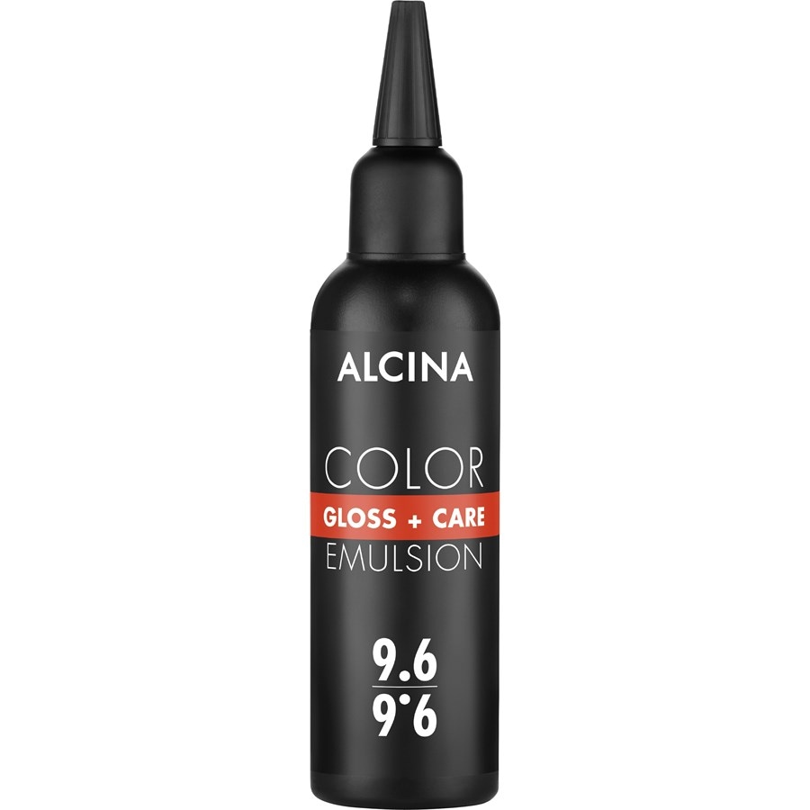 Alcina Gloss + Care Color Emulsion 9.6 Lichtblond-Violett 100 ml Grau Damen