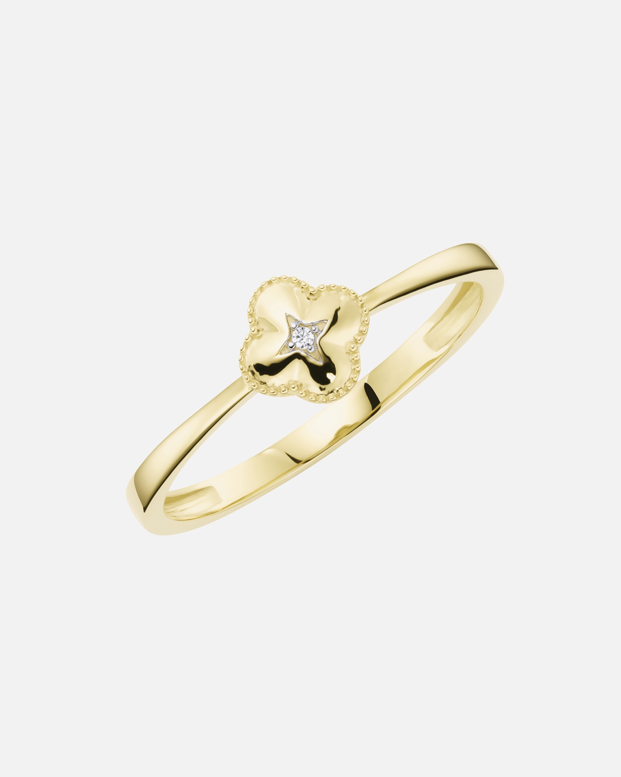 Ring für Unisex Luigi Merano Ring mit Zirkonia, Gold 375 60