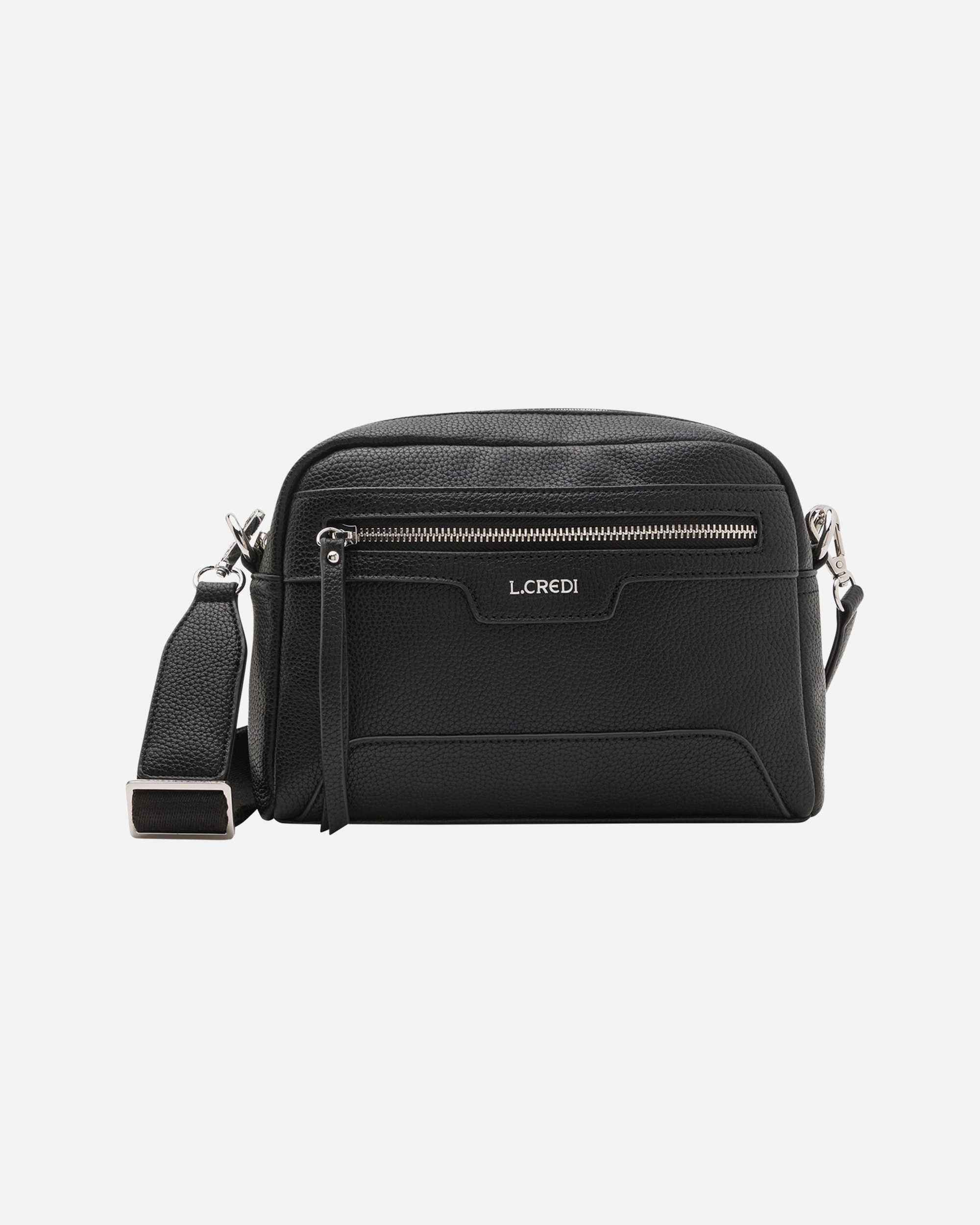 Clutch für Weiblich L.CREDI Oana Umhängetasche schwarz
