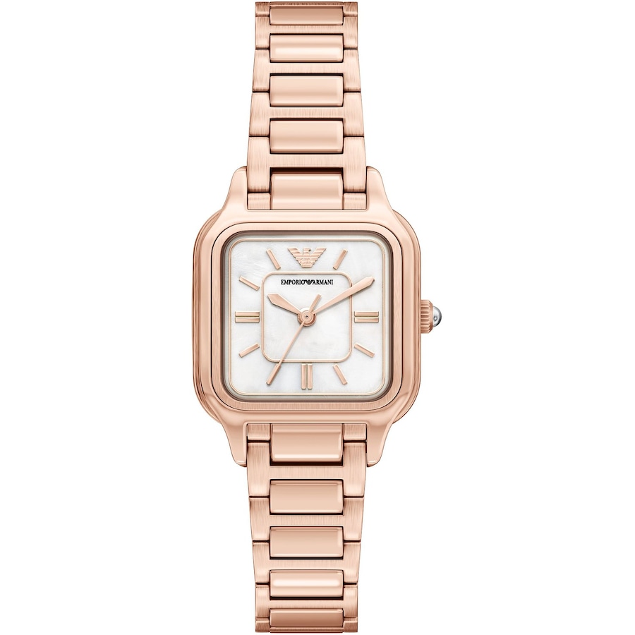 Emporio Armani Damenuhr Edelstahl roségold Damen