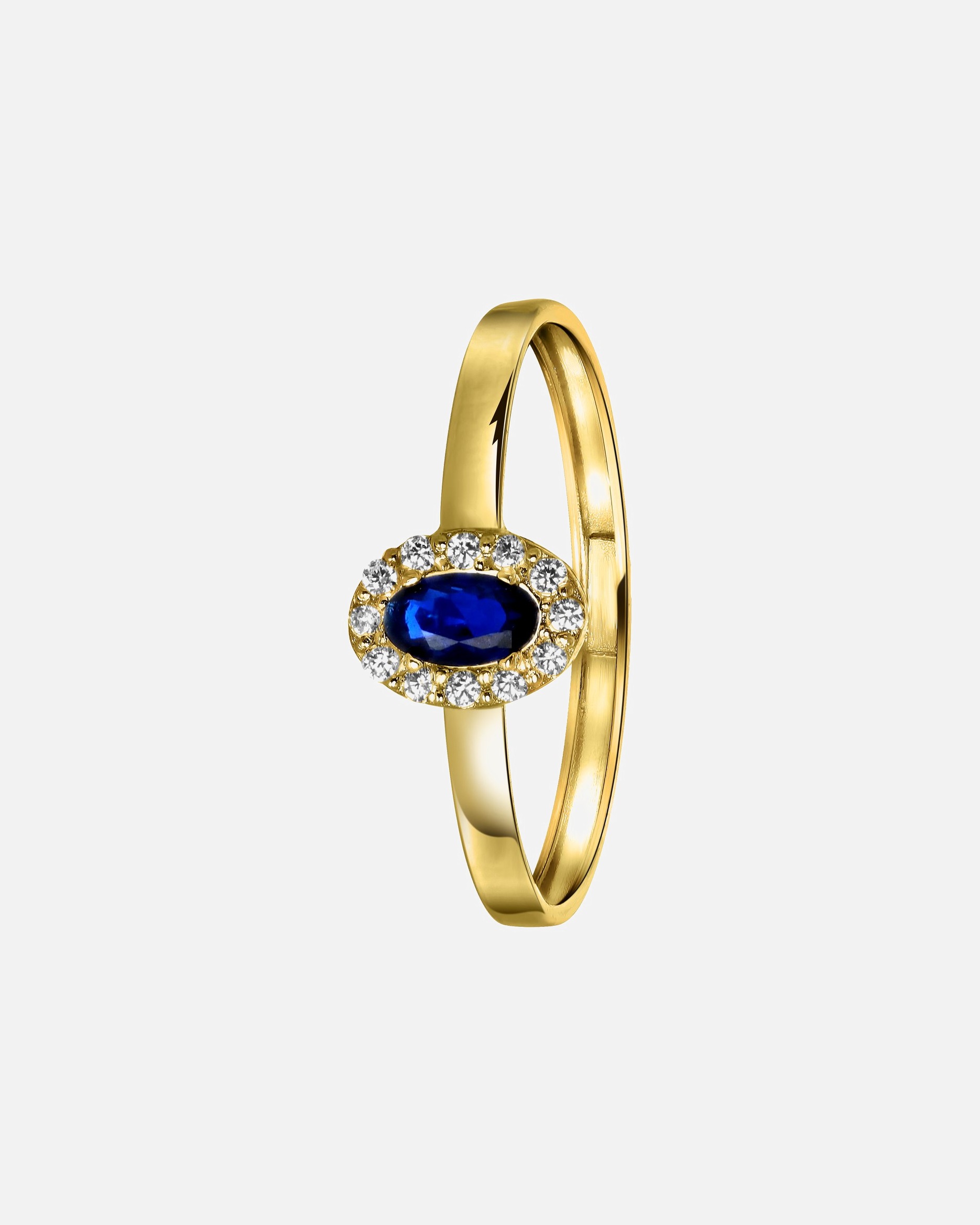 Ring für Weiblich Lucardi Ringe 585 Gold - goldfarbig 47mm