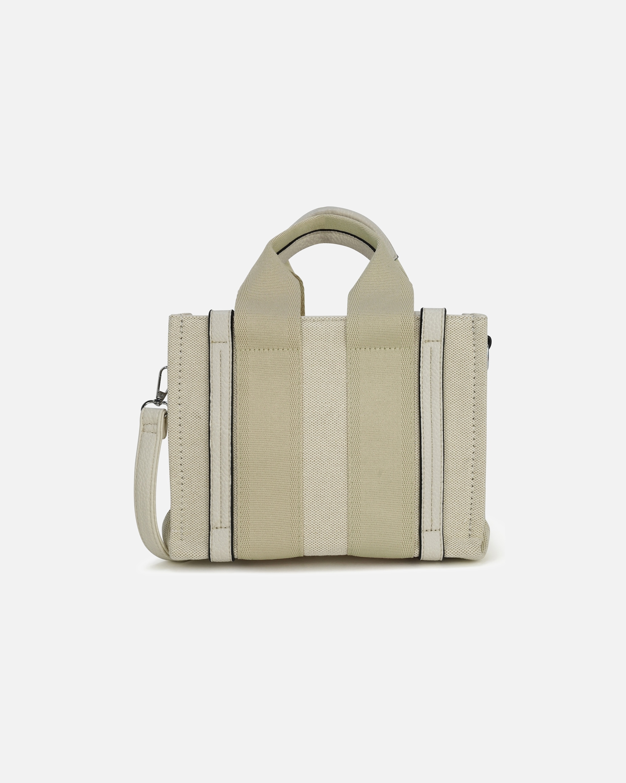 Umhängetasche für Unisex HARPA Crossbody-Tasche TAMI Canvas-Streifen beige