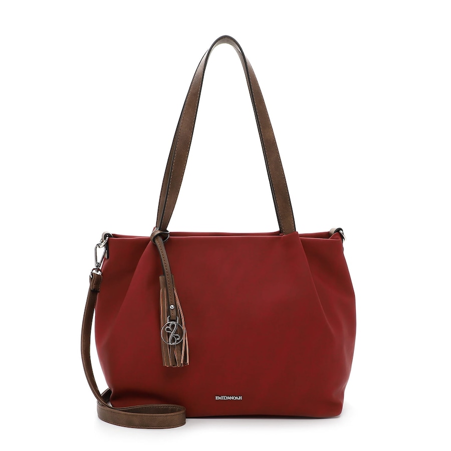 EMILY & NOAH Shopper E&N Elke Red/Cognac Damen
