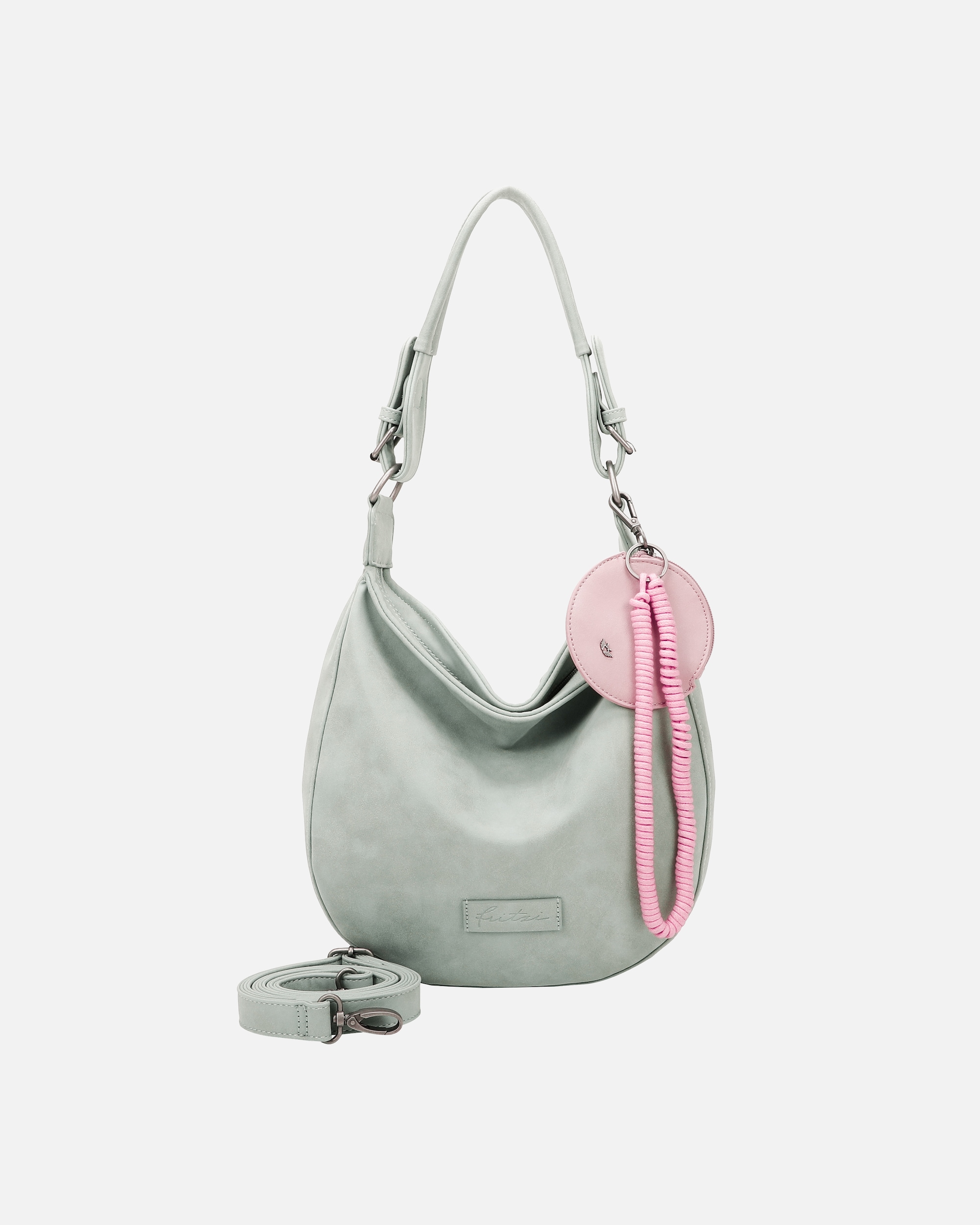 Umhängetasche für Weiblich Fritzi aus Preußen Schultertasche Fritzi Hobo mit abnehmbaren Schultergurt Lime