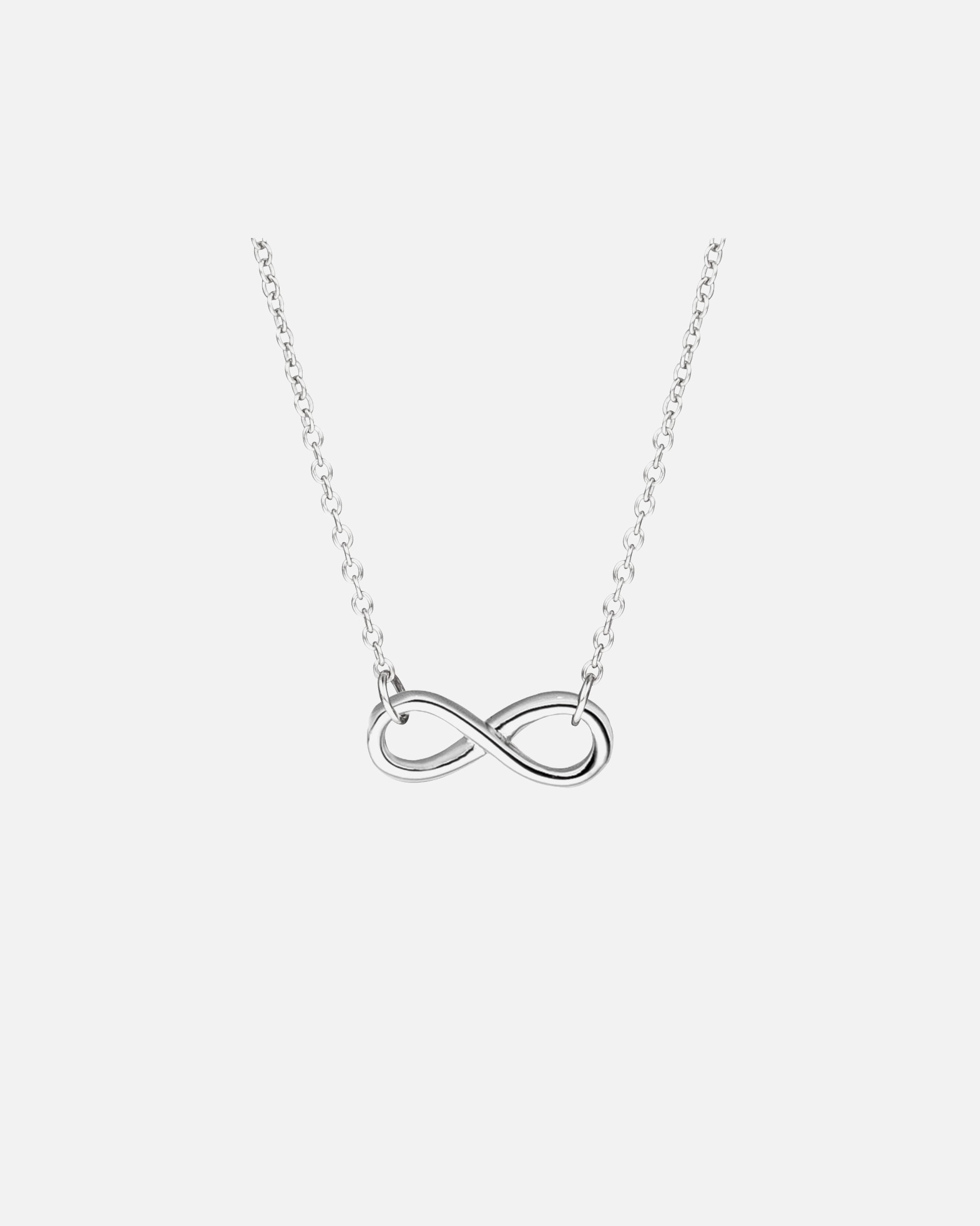 Halskette für Weiblich Glanzstücke München Halskette Infinity aus Sterling Silber in gelbgold 40,0 cm Basiskette + 5,0 cm Verlängerung