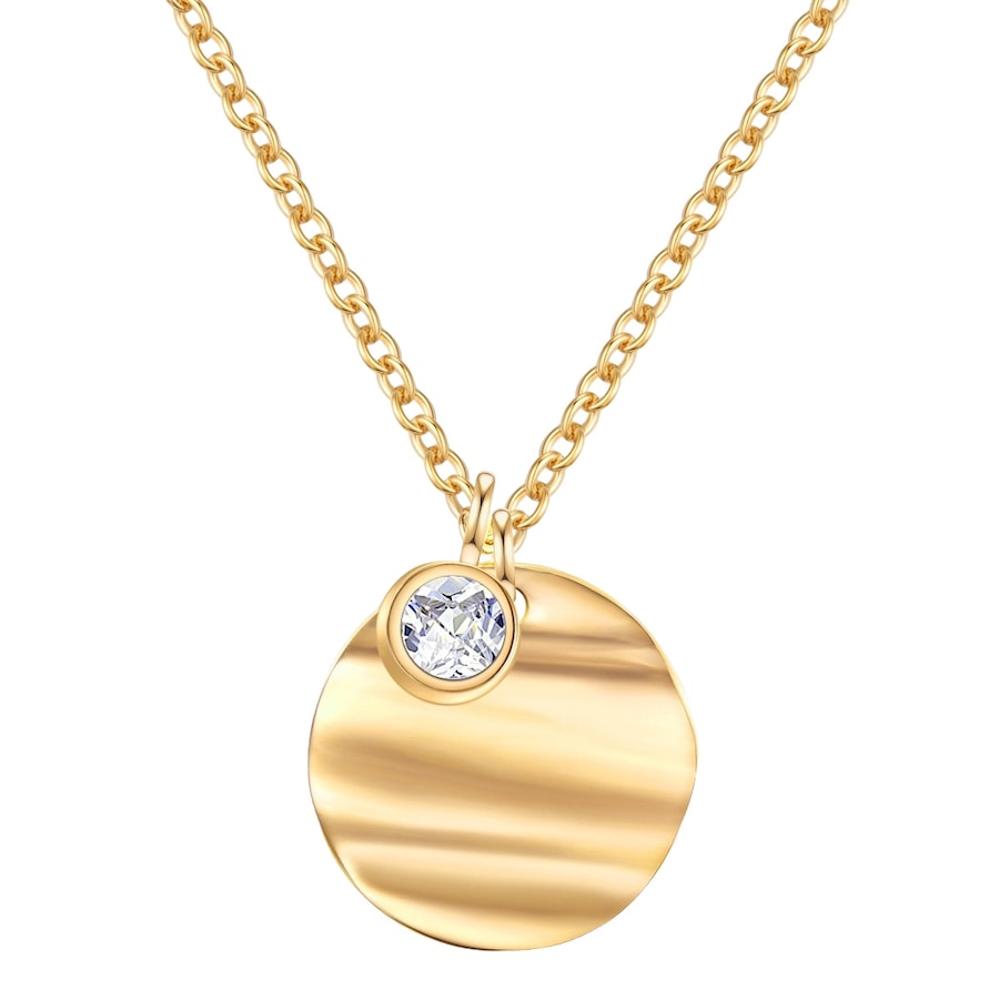 Eastside Halskette Edelstahl Zirkonia in Silber Gold Damen