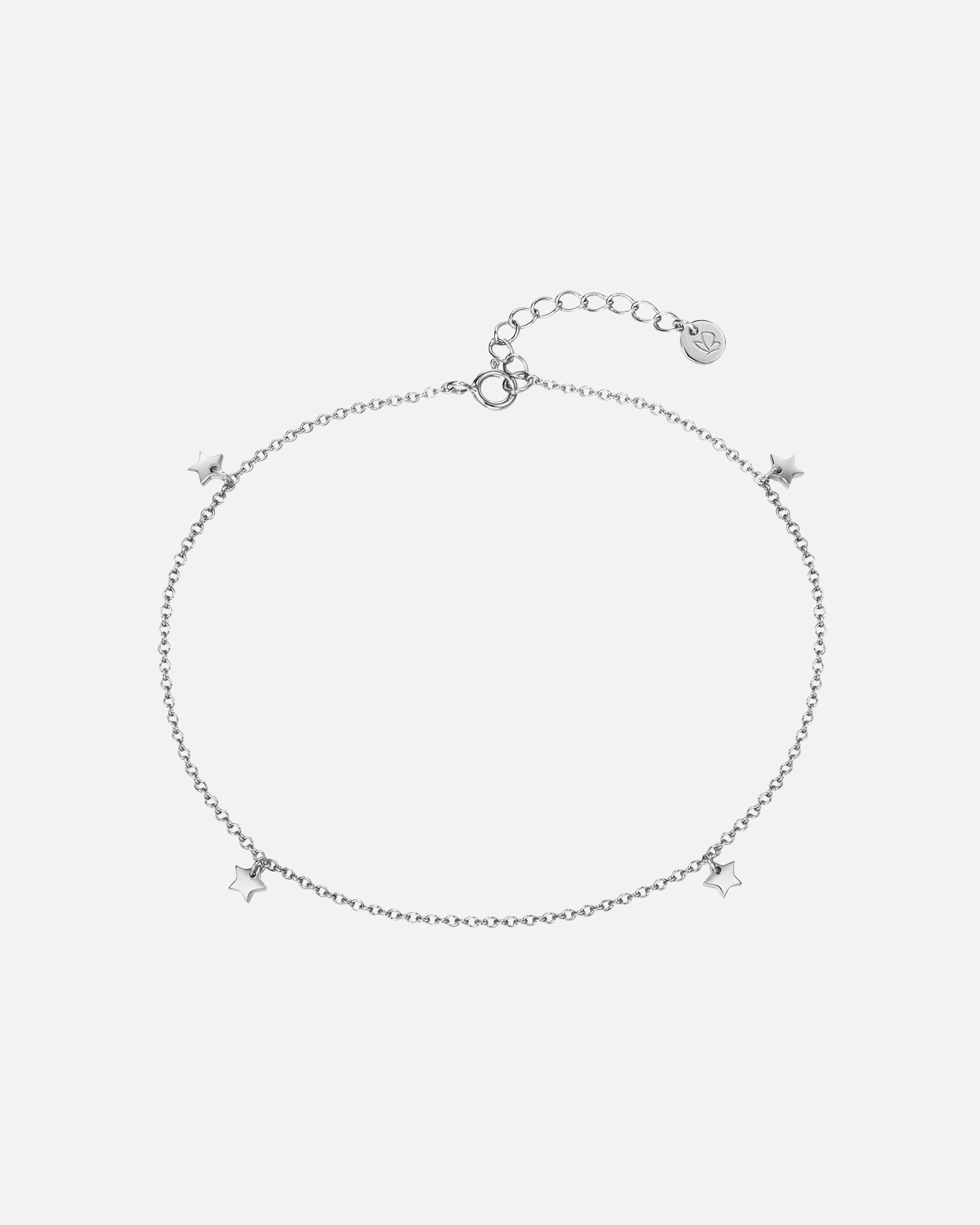 Fußschmuck für Weiblich Glanzstücke München Fusskette Sterling Silber roségold 22,0 cm Basiskette + 3,0 cm Verlängerung