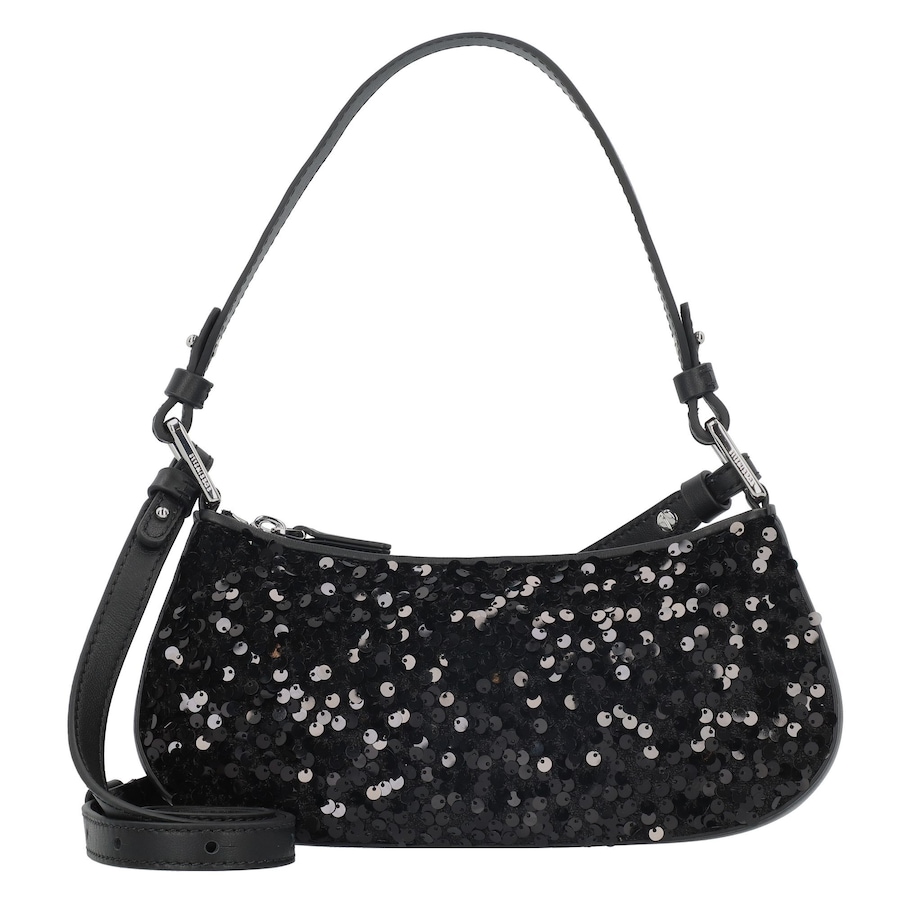Coccinelle Merveille Schultertasche noir-noir Schwarz Damen