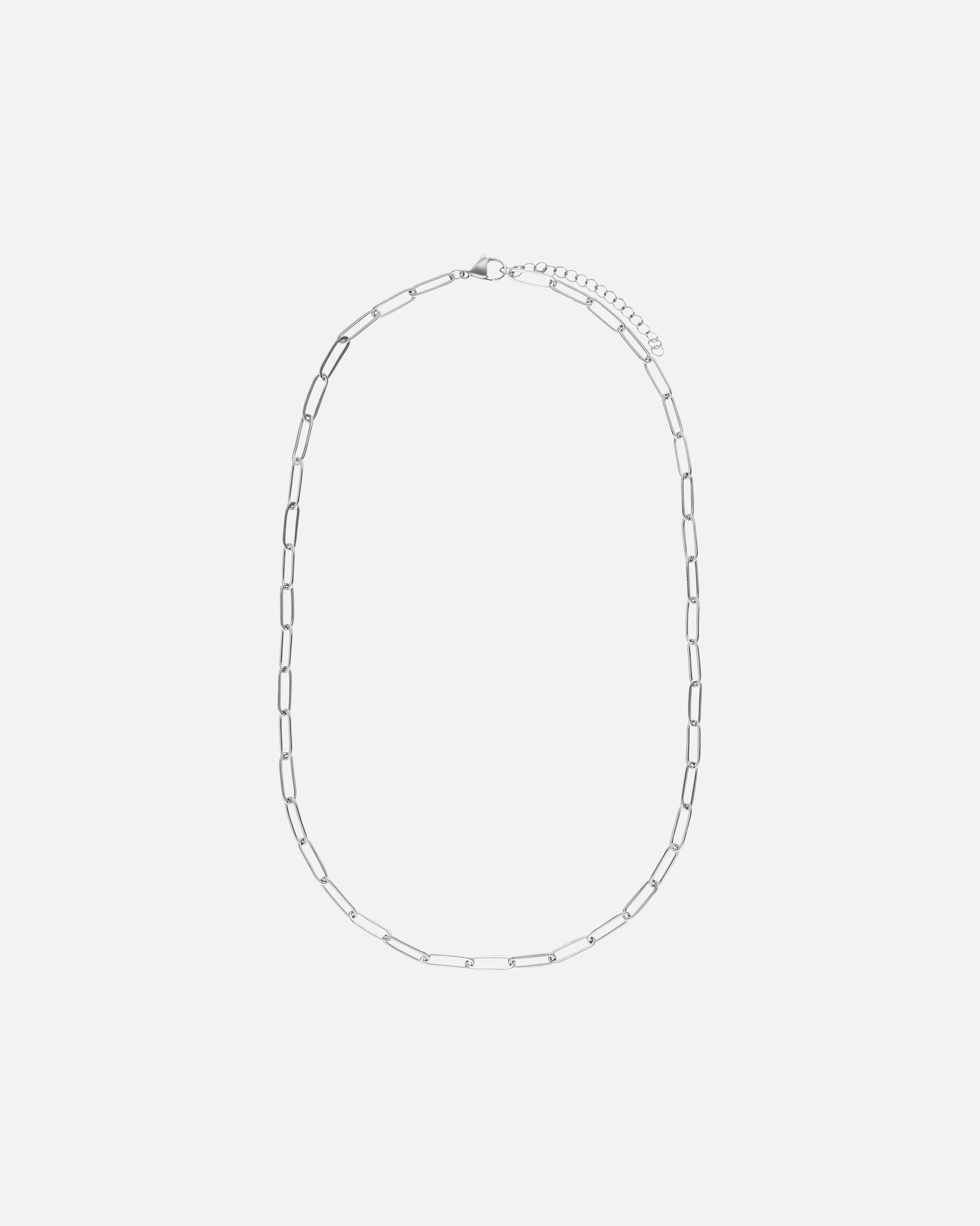 Halskette für Unisex Lucardi Halskette Stahl Silber - 55.0