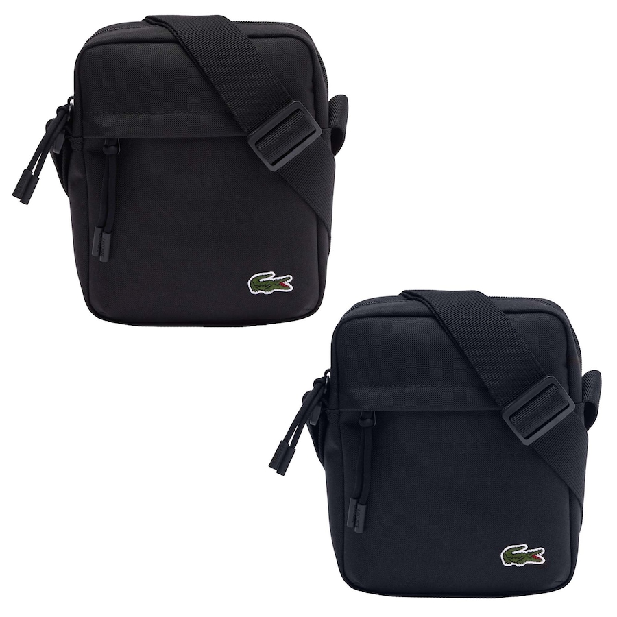 Lacoste Umhängetasche 'NEOCROC CROSSOVER BAG' Taupe Hellbraun
